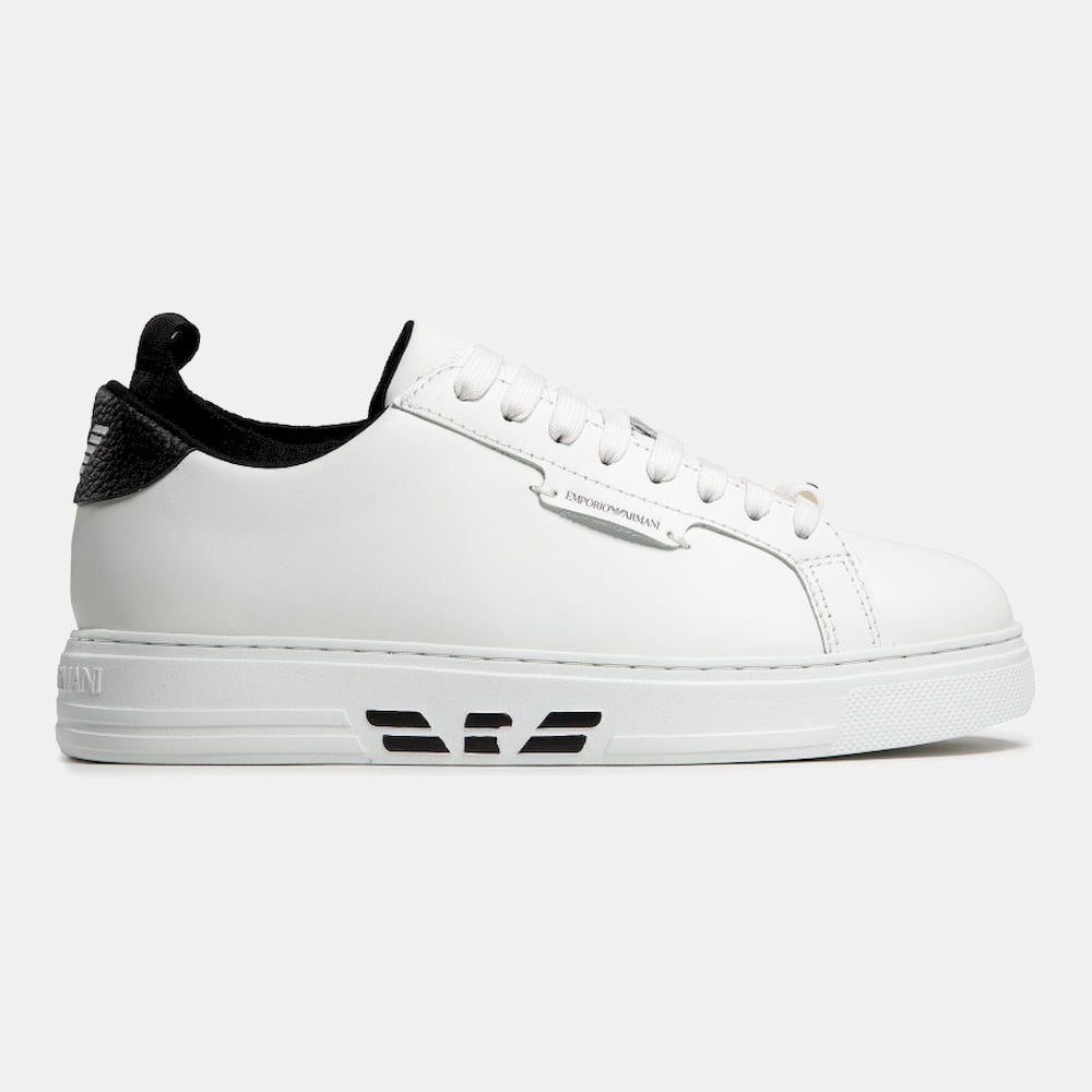 Emporio Armani Sapatilhas Sneakers Shoes X308 Xm709 White Blk Branco Preto Shot4