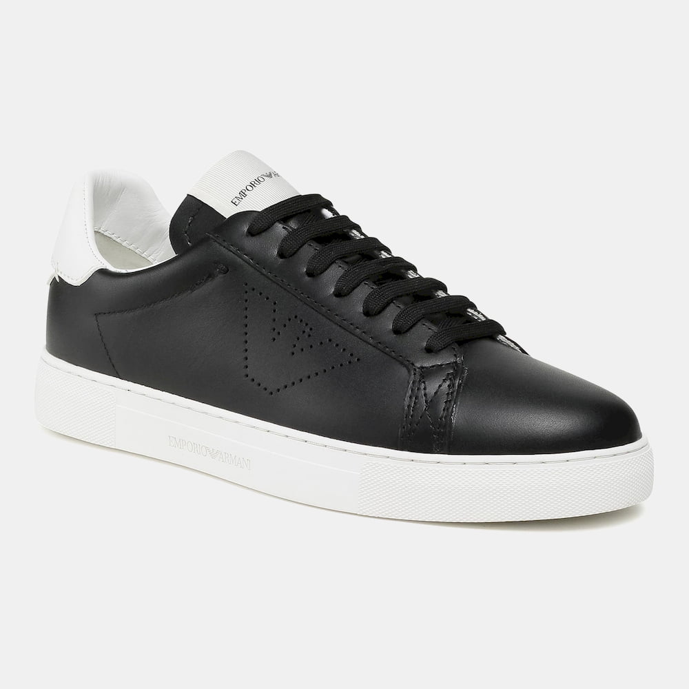 Emporio Armani Sapatilhas Sneakers Shoes X316 Xf527 Black Preto Shot16