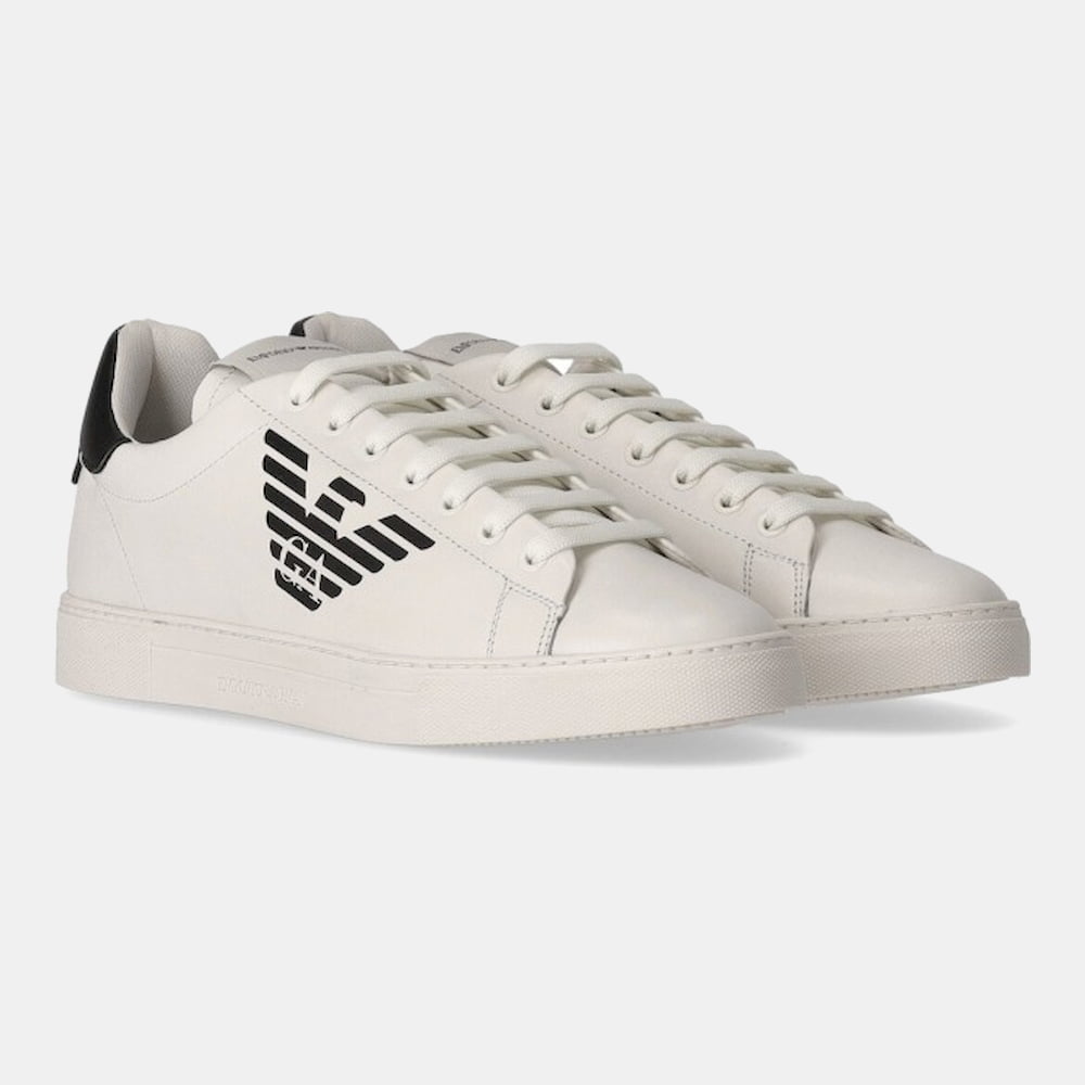 Emporio Armani Sapatilhas Sneakers Shoes X4x554 Xf663 White Blk Branco Preto Shot2