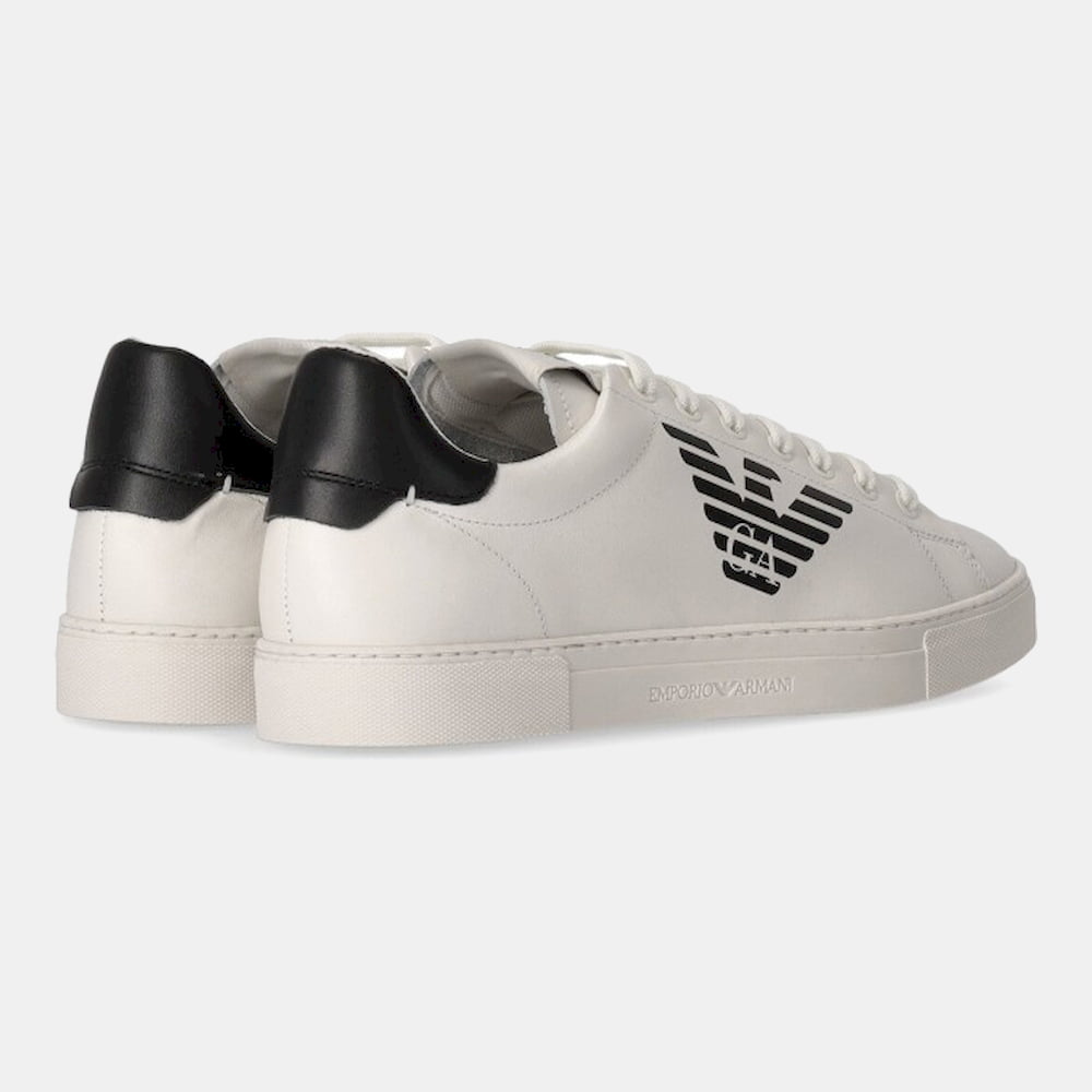 Emporio Armani Sapatilhas Sneakers Shoes X4x554 Xf663 White Blk Branco Preto Shot6
