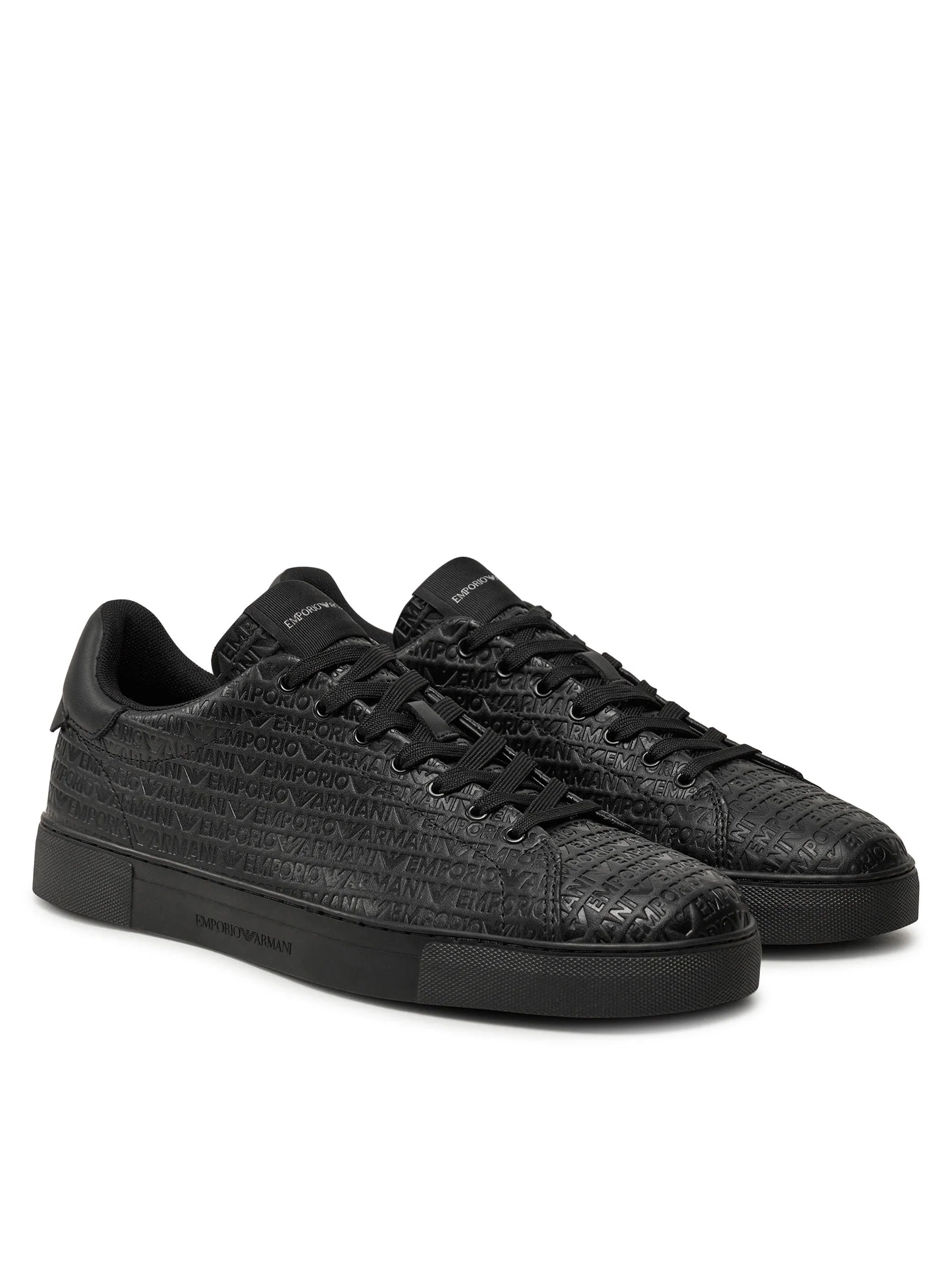 Emporio Armani Sapatilhas Sneakers Shoes X4x670 Xd432 Black.logo Preto_shot1