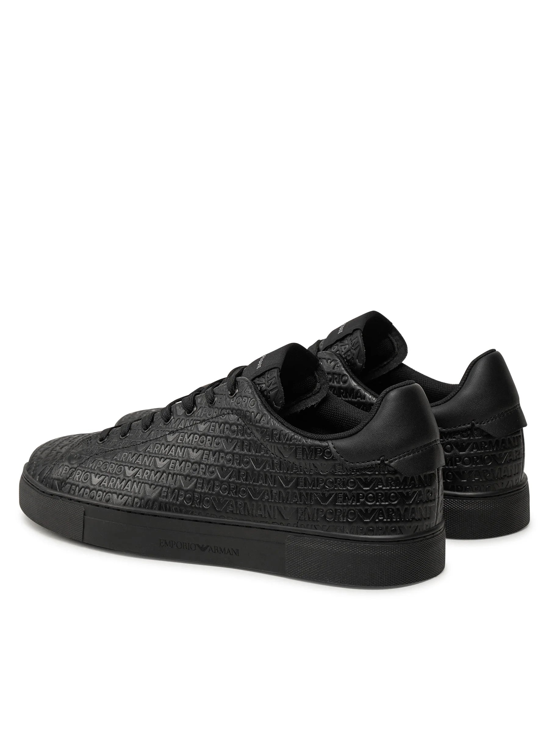 Emporio Armani Sapatilhas Sneakers Shoes X4x670 Xd432 Black.logo Preto_shot2