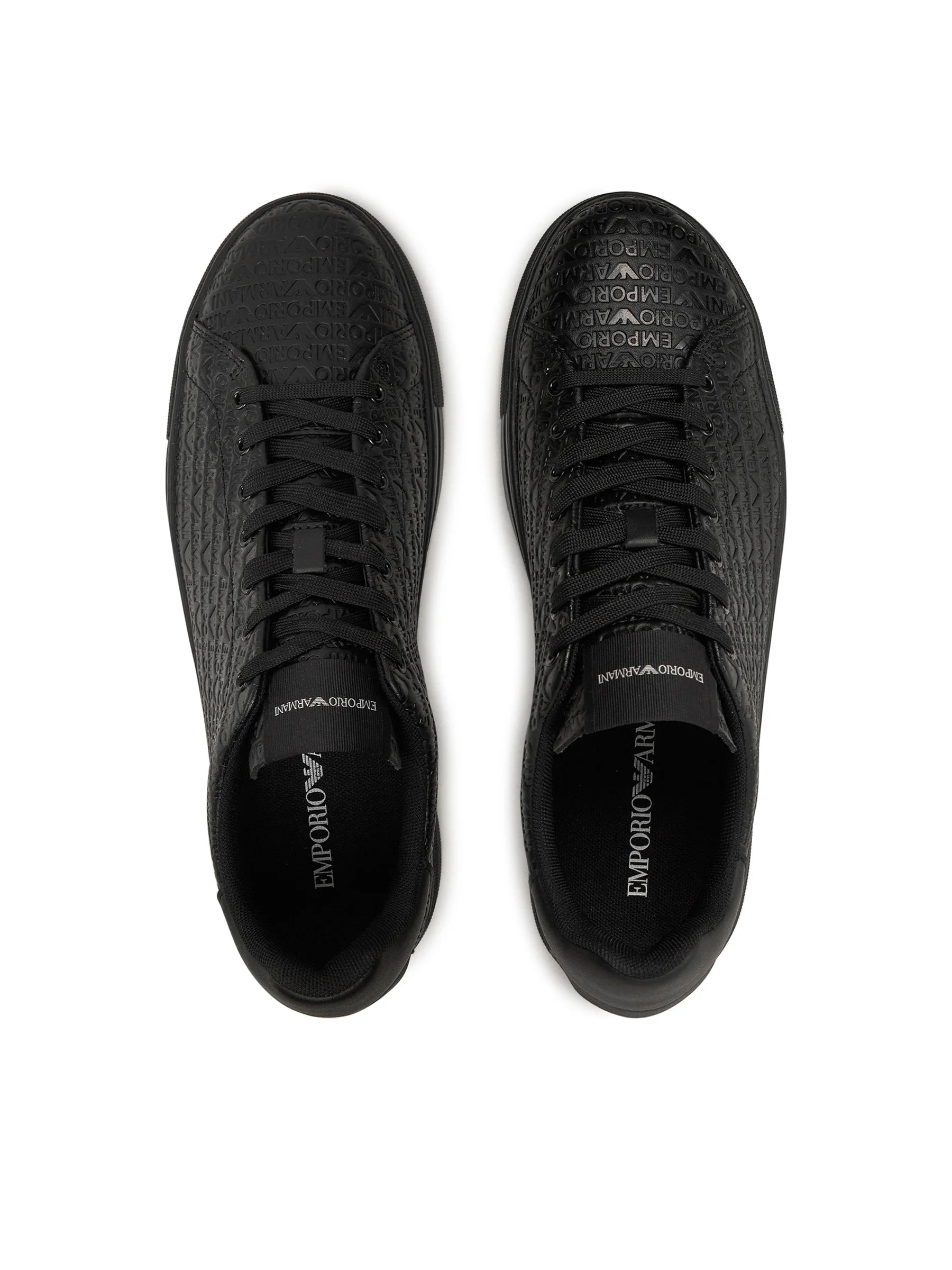 Emporio Armani Sapatilhas Sneakers Shoes X4x670 Xd432 Black.logo Preto_shot4