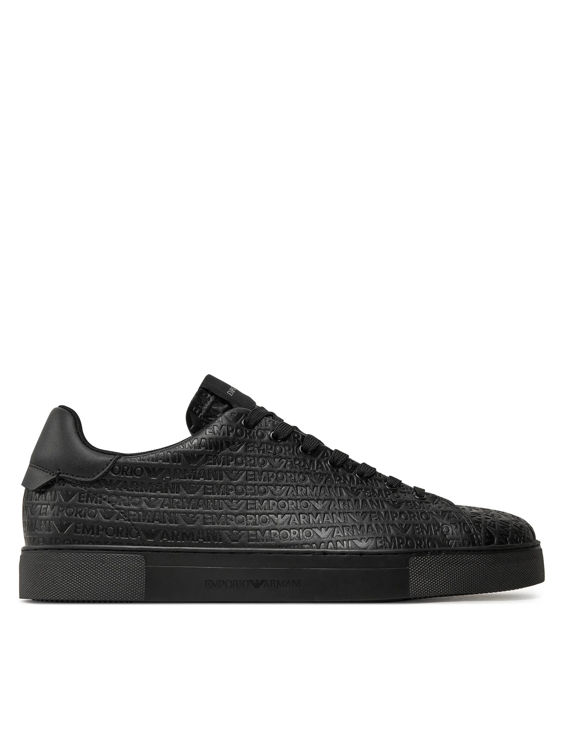 Emporio Armani Sapatilhas Sneakers Shoes X4x670 Xd432 Black.logo Preto_shot6