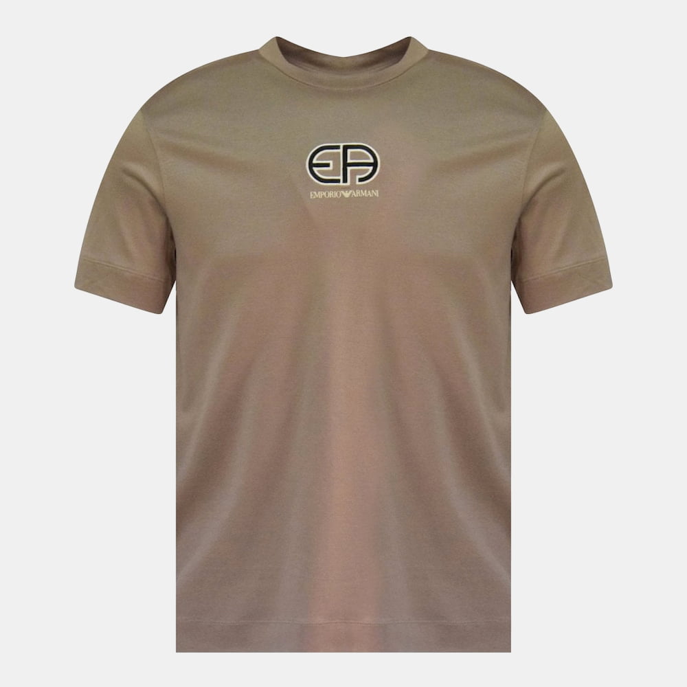 Emporio Armani T Shirt 1tac 1juvz Beige Beige Shot2