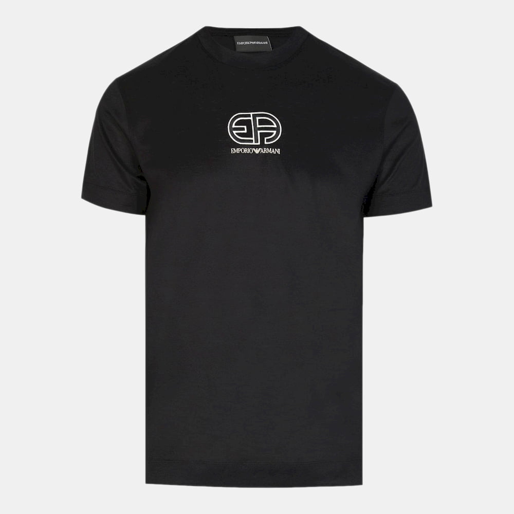 Emporio Armani T Shirt 1tac 1juvz Black Preto Shot2