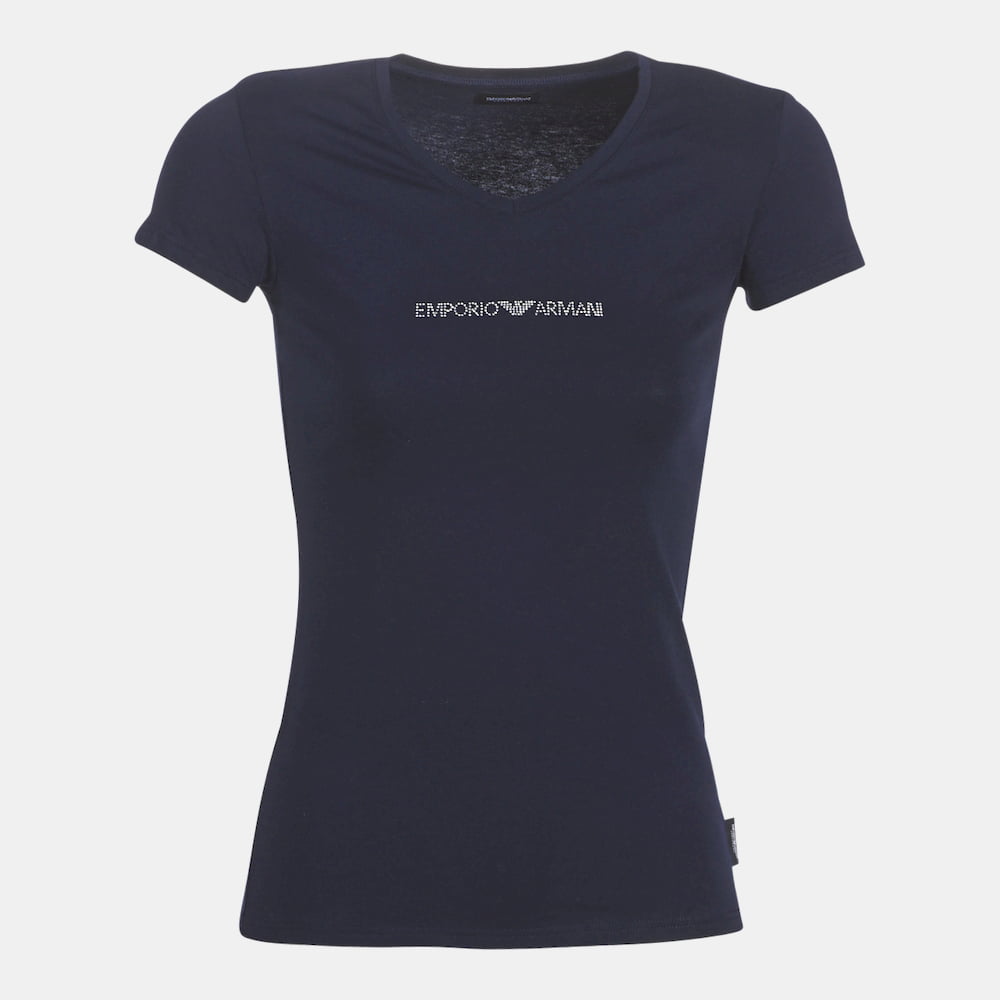 Emporio Armani T Shirt 3321 Cc317 Navy Navy Shot2