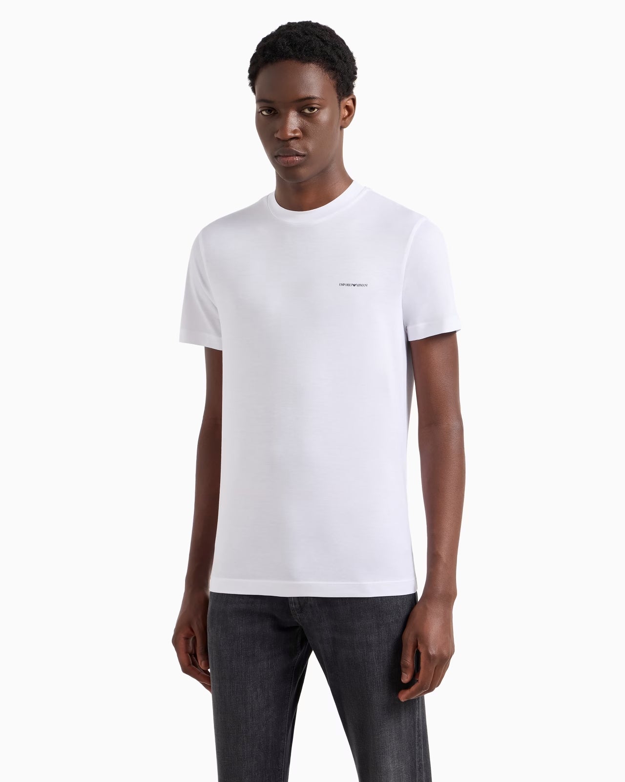 Emporio Armani T Shirt 8n1td8 1juvz White Branco_shot2