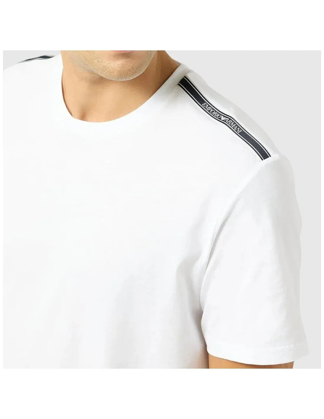 Emporio Armani T Shirt Em000574 Af20426 White Branco_shot2