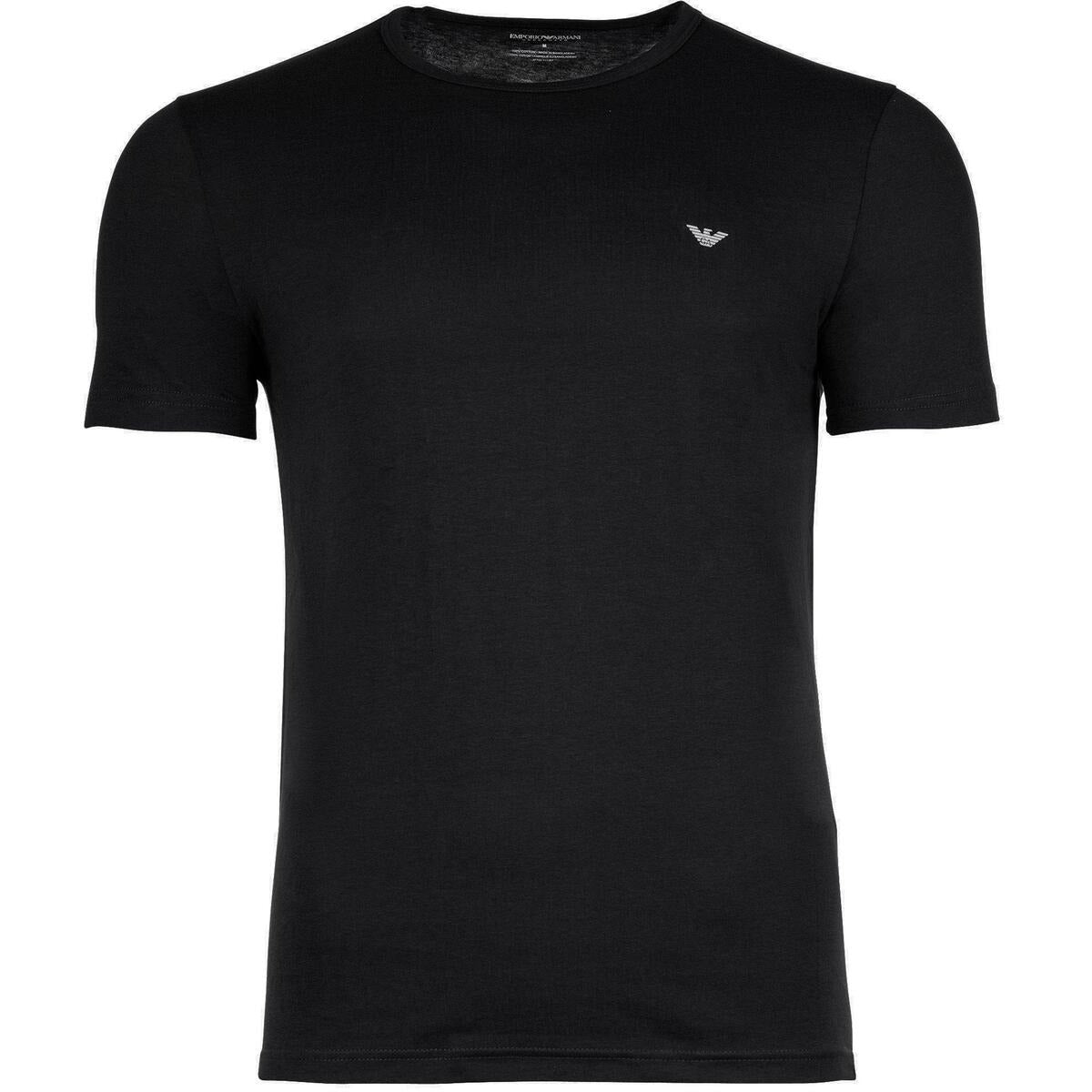 Emporio Armani T Shirt Em001849 Af14134 Black Preto_shot1