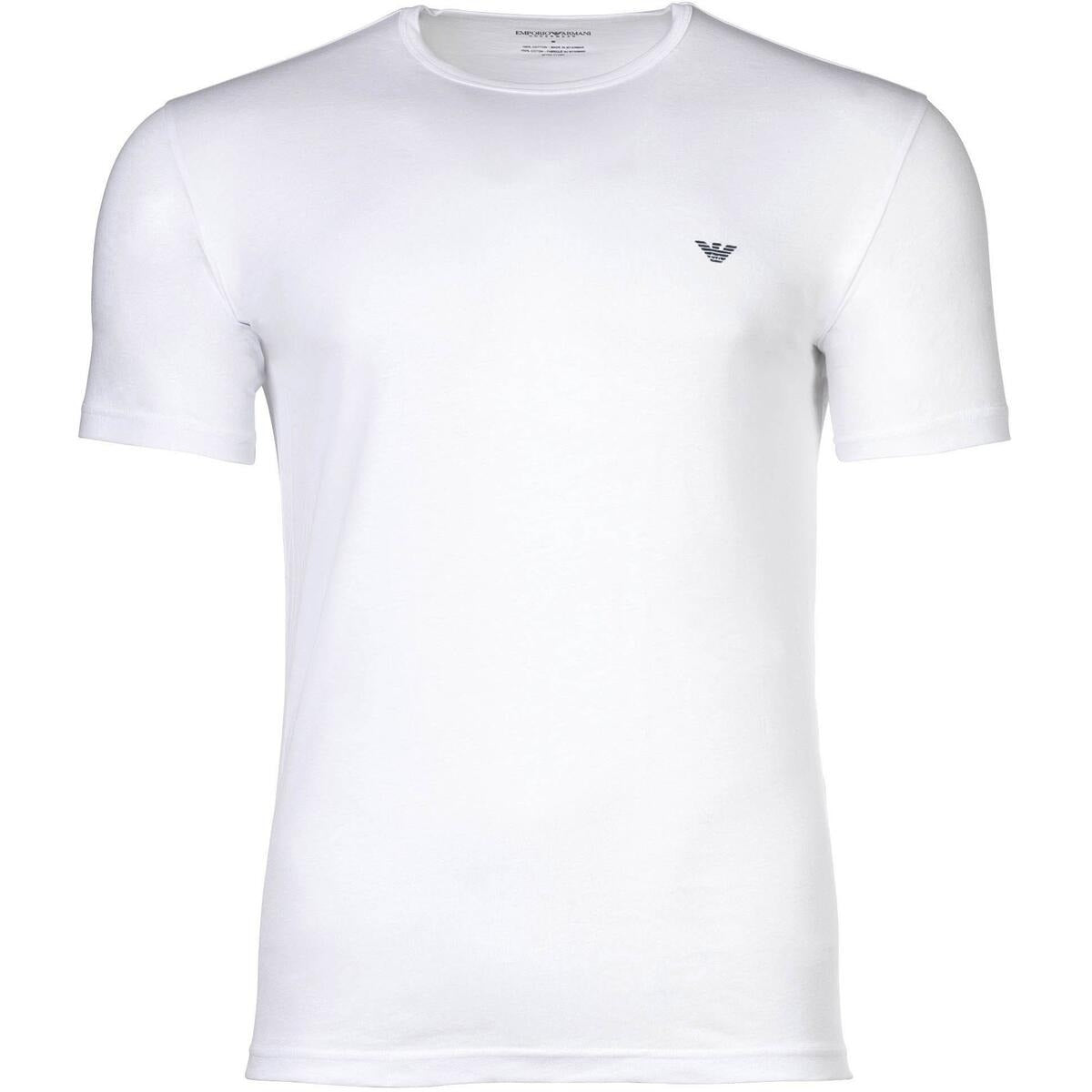 Emporio Armani T Shirt Em001849 Af14134 White Branco_shot1