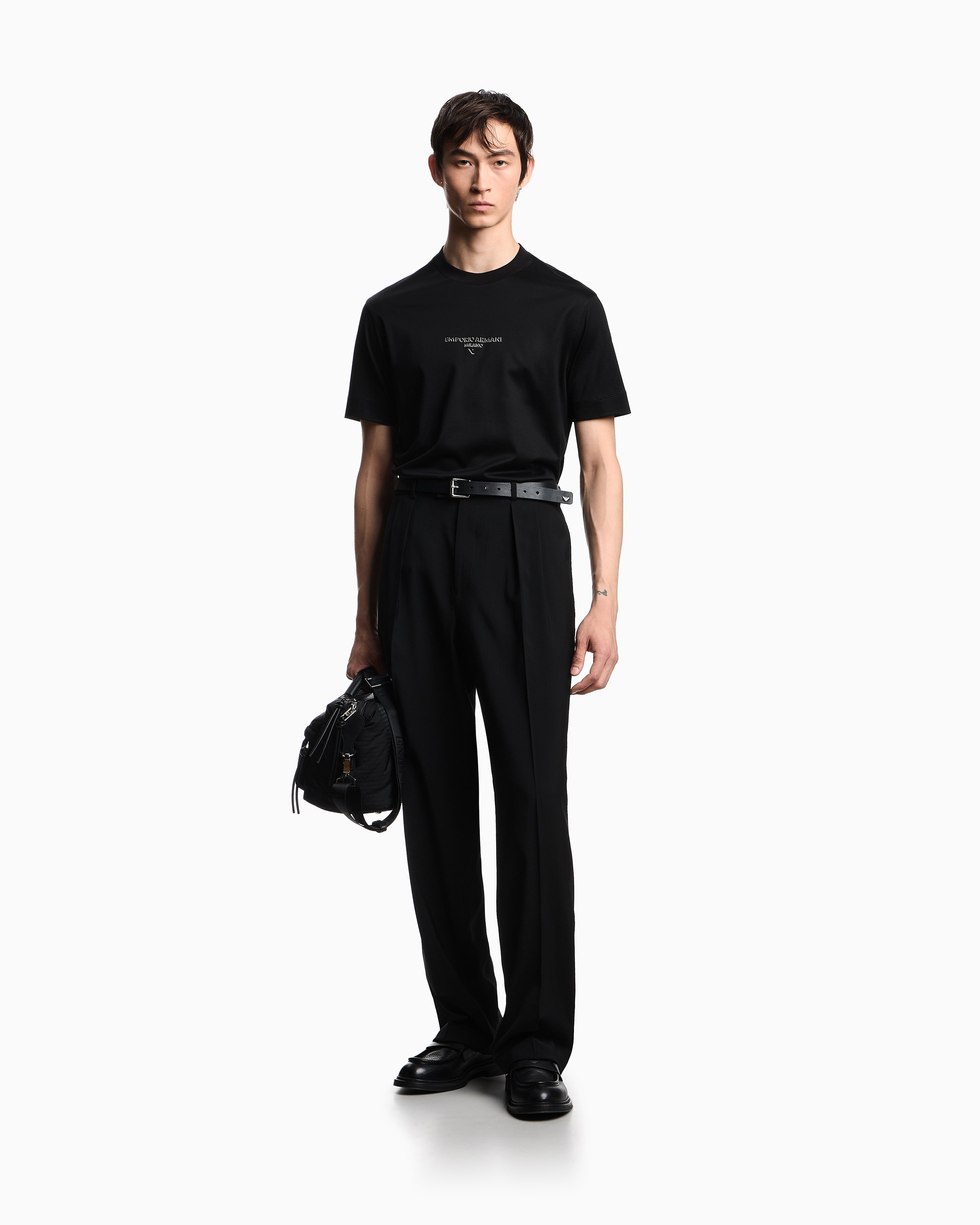 Emporio Armani T Shirt Em002838 Af10761 Black Preto_shot2