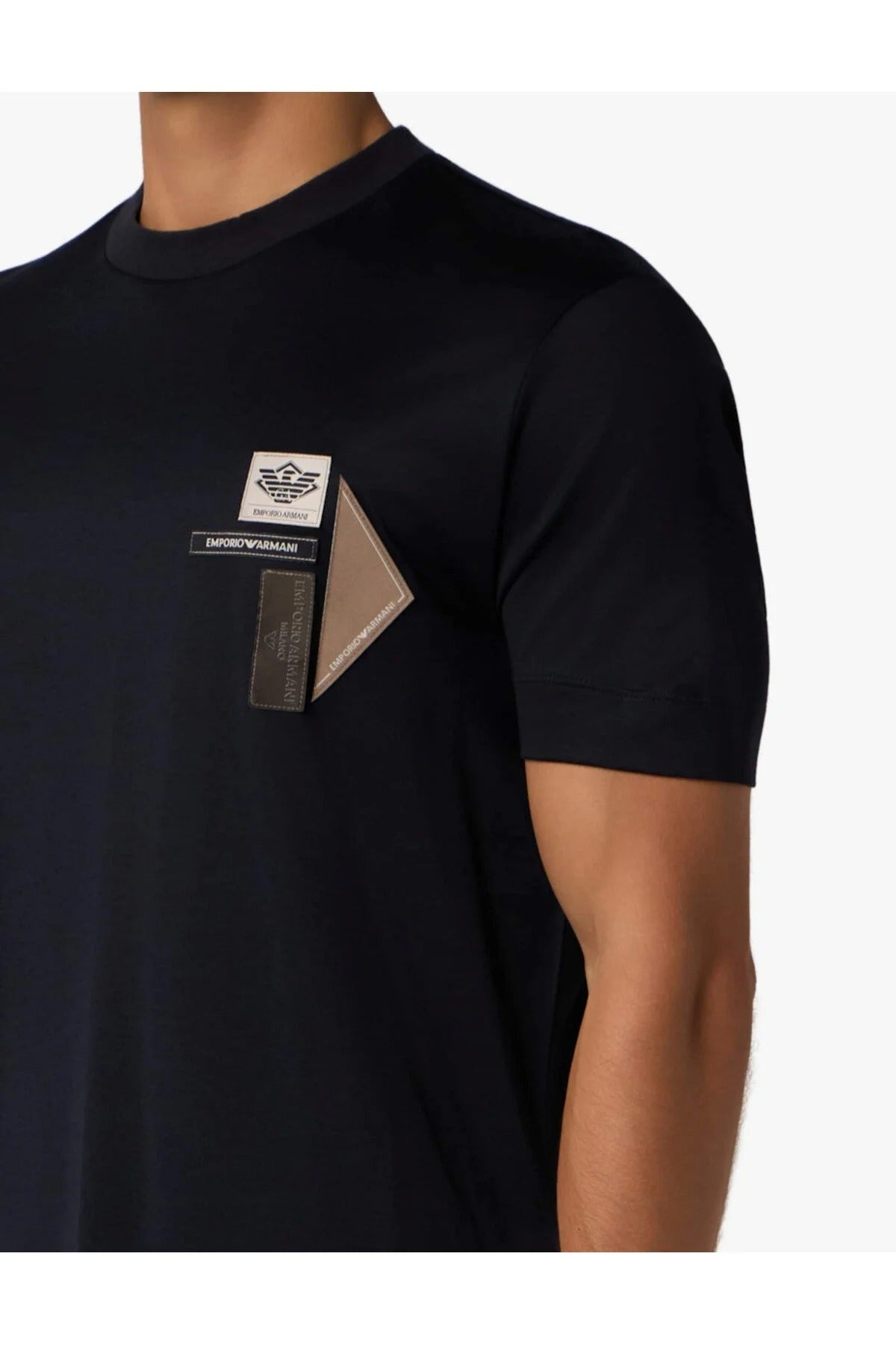 Emporio Armani T Shirt Em002959 Af18312 Black Preto_shot4