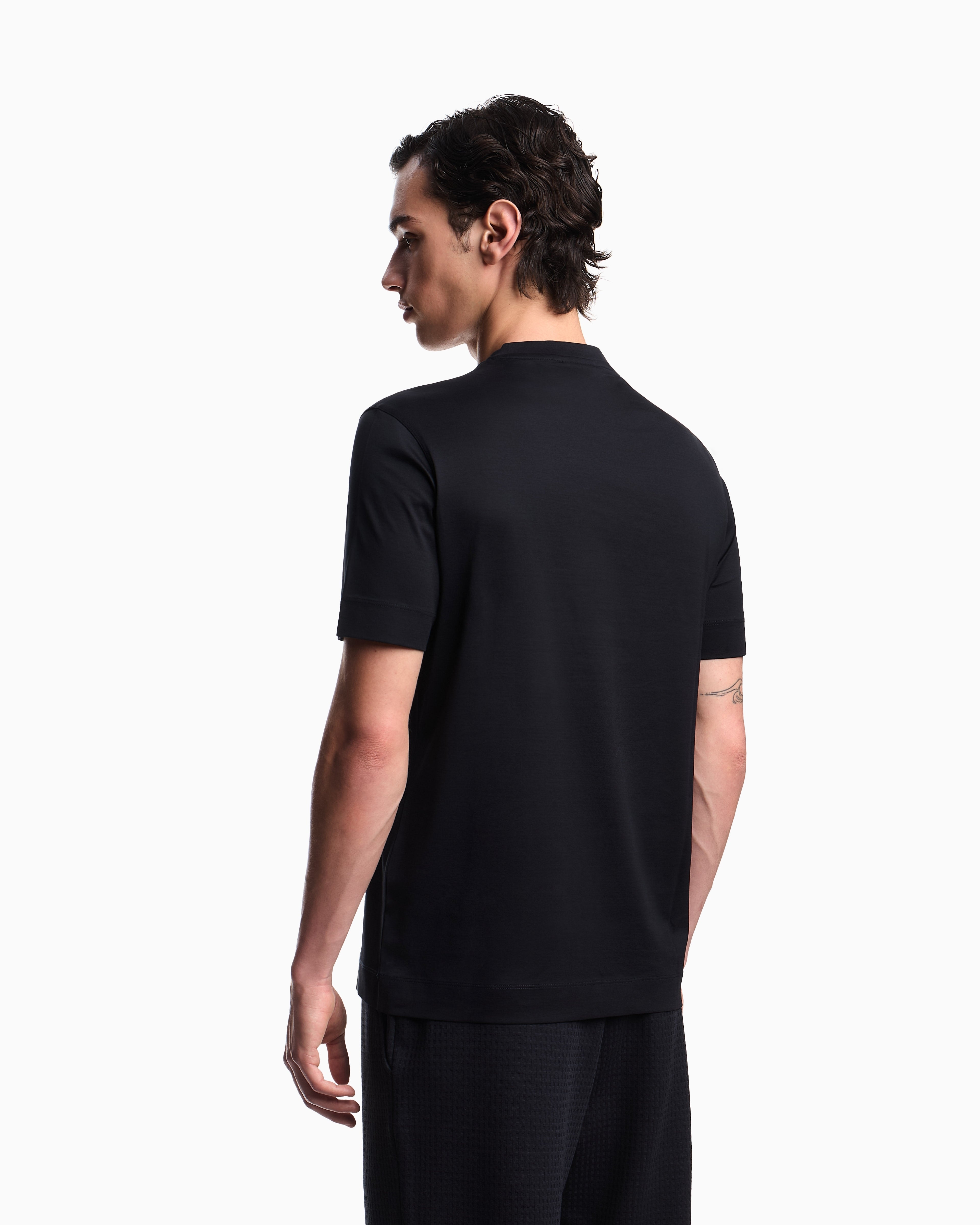 Emporio Armani T Shirt Em002968 Af10762 Navy Navy_shot5