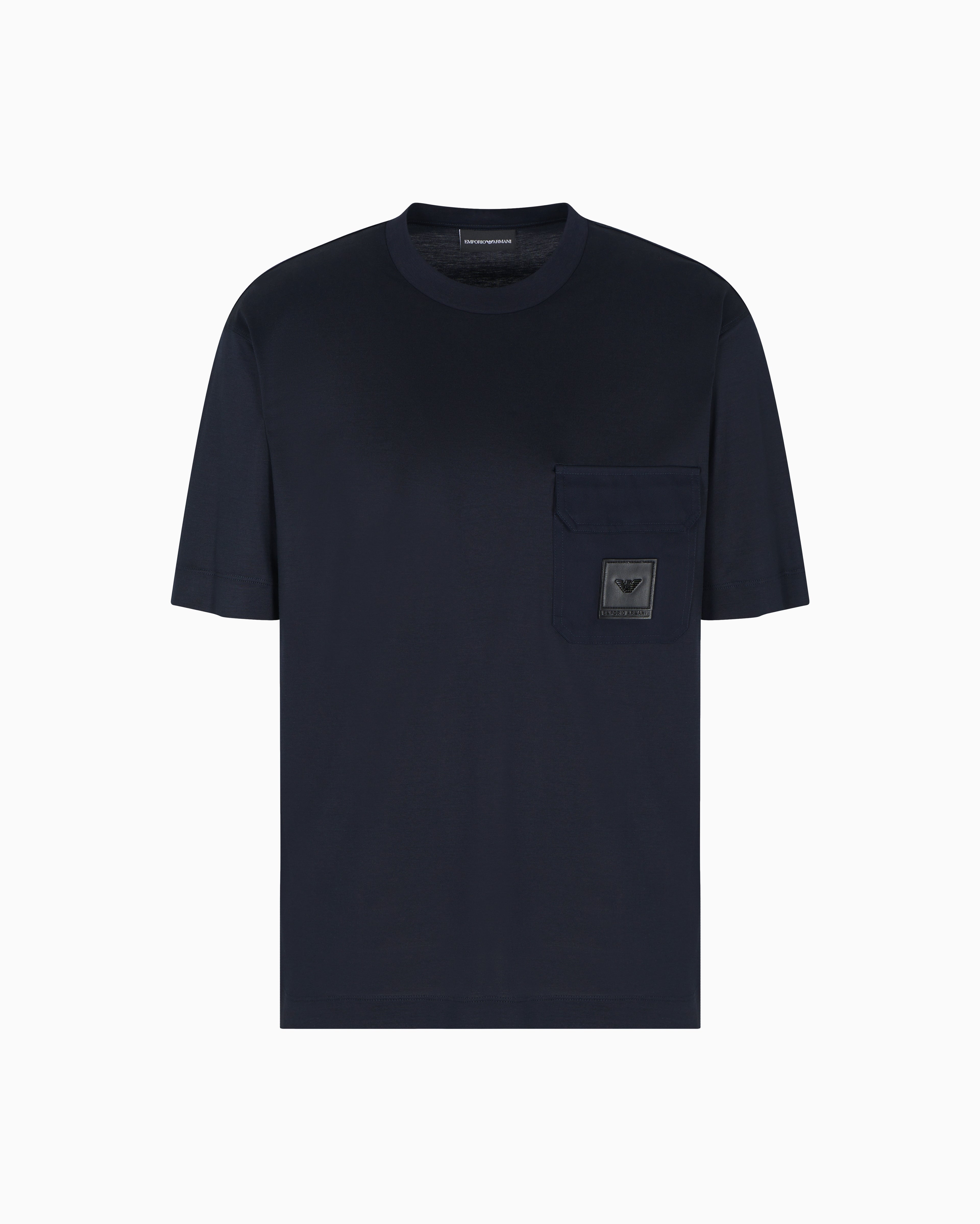 Emporio Armani T Shirt Em002978 Af10761 Navy Navy_shot4