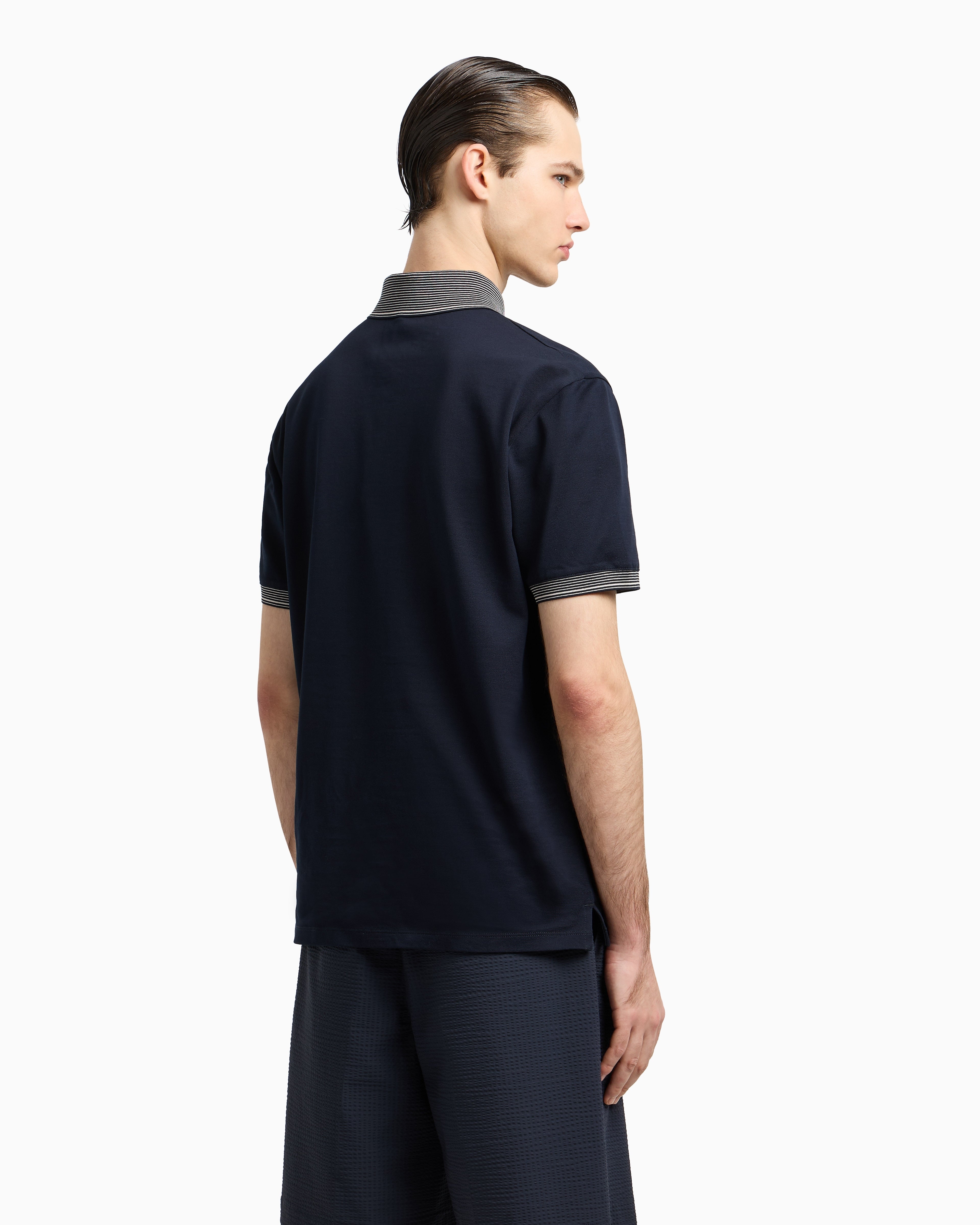 Emporio Armani T Shirt Em002992 Af12955 Navy Navy_shot4