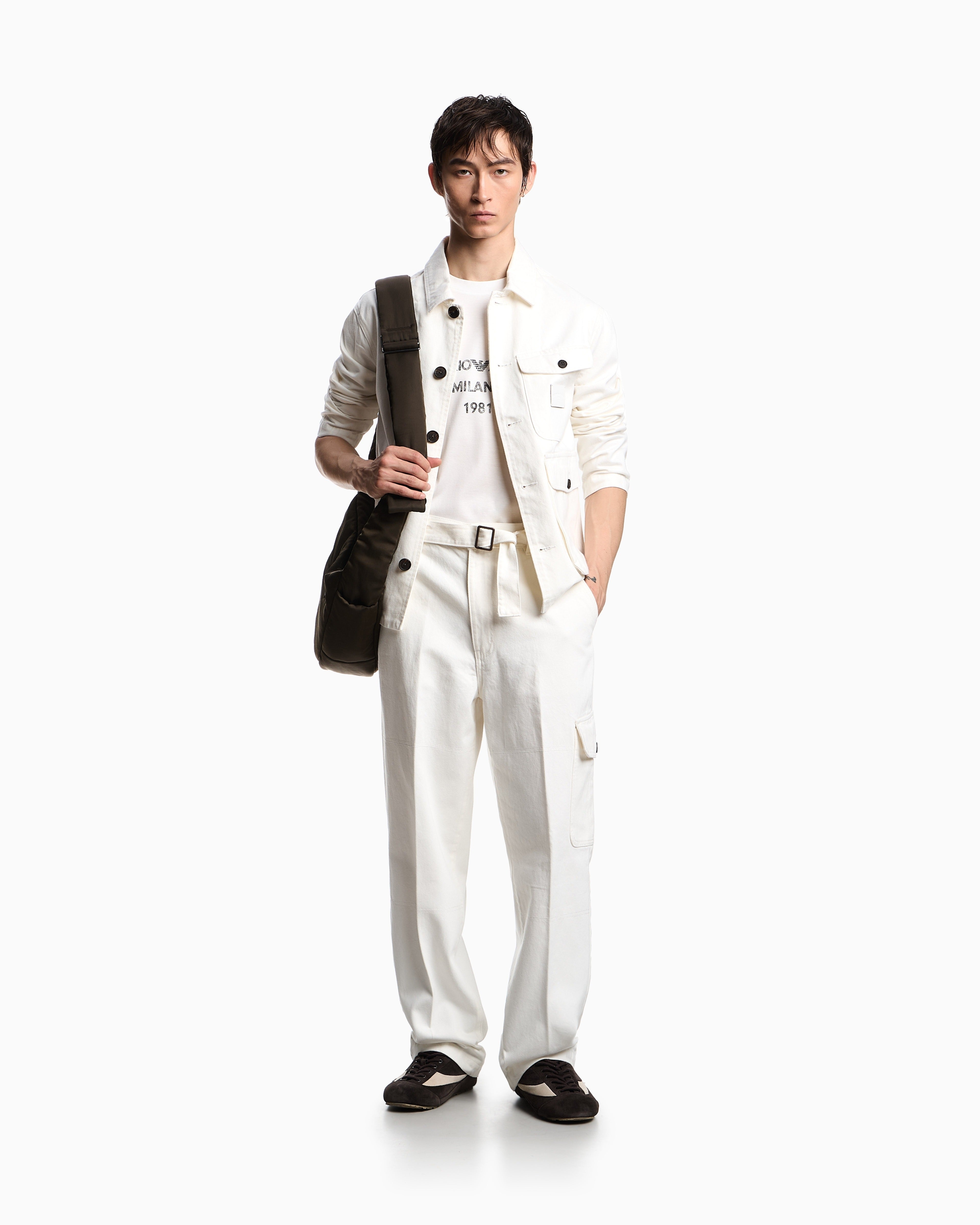 Emporio Armani T Shirt Em003466 Af10761 White Branco_shot2