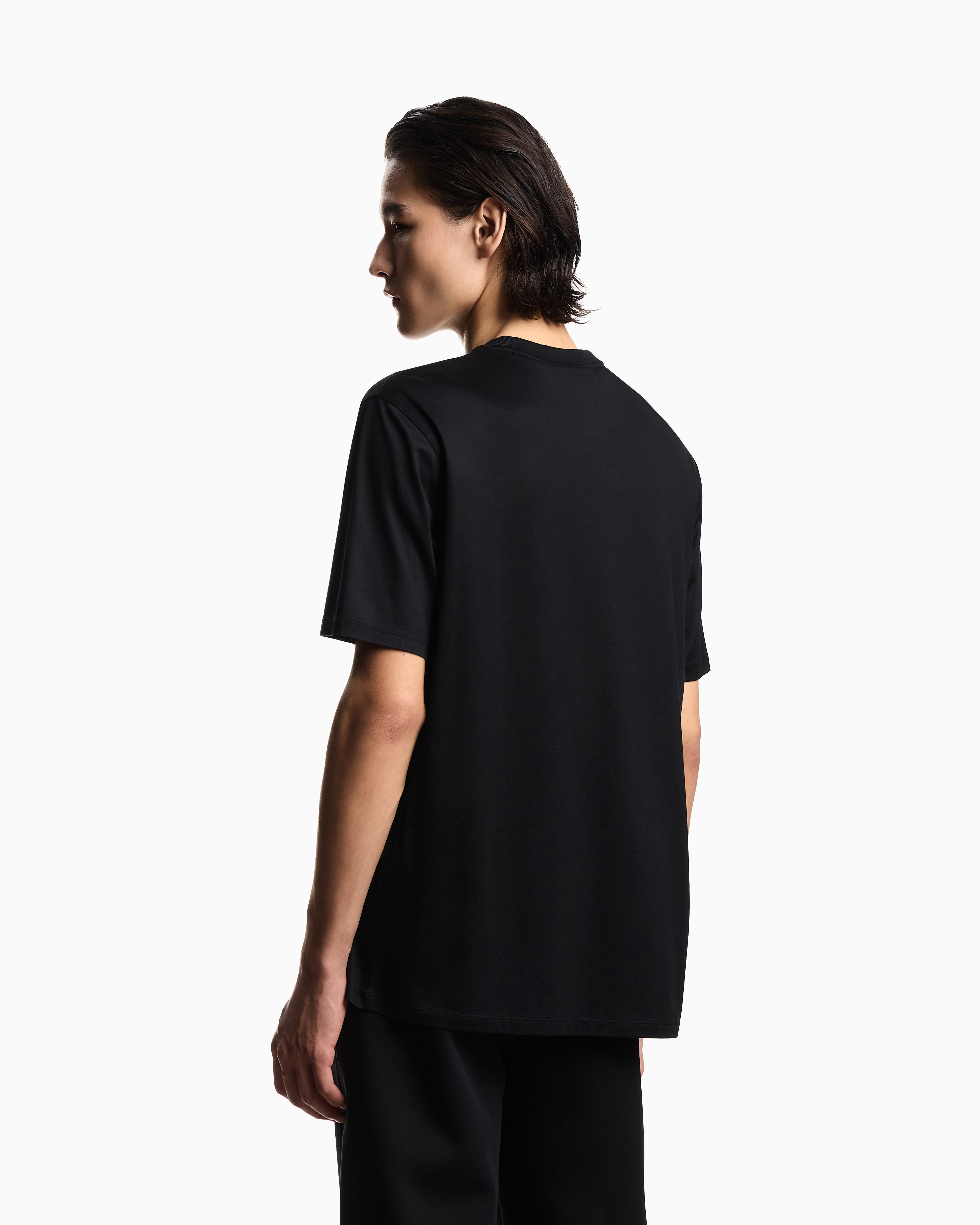 Emporio Armani T Shirt Em004592 Af13747 Black Preto_shot3