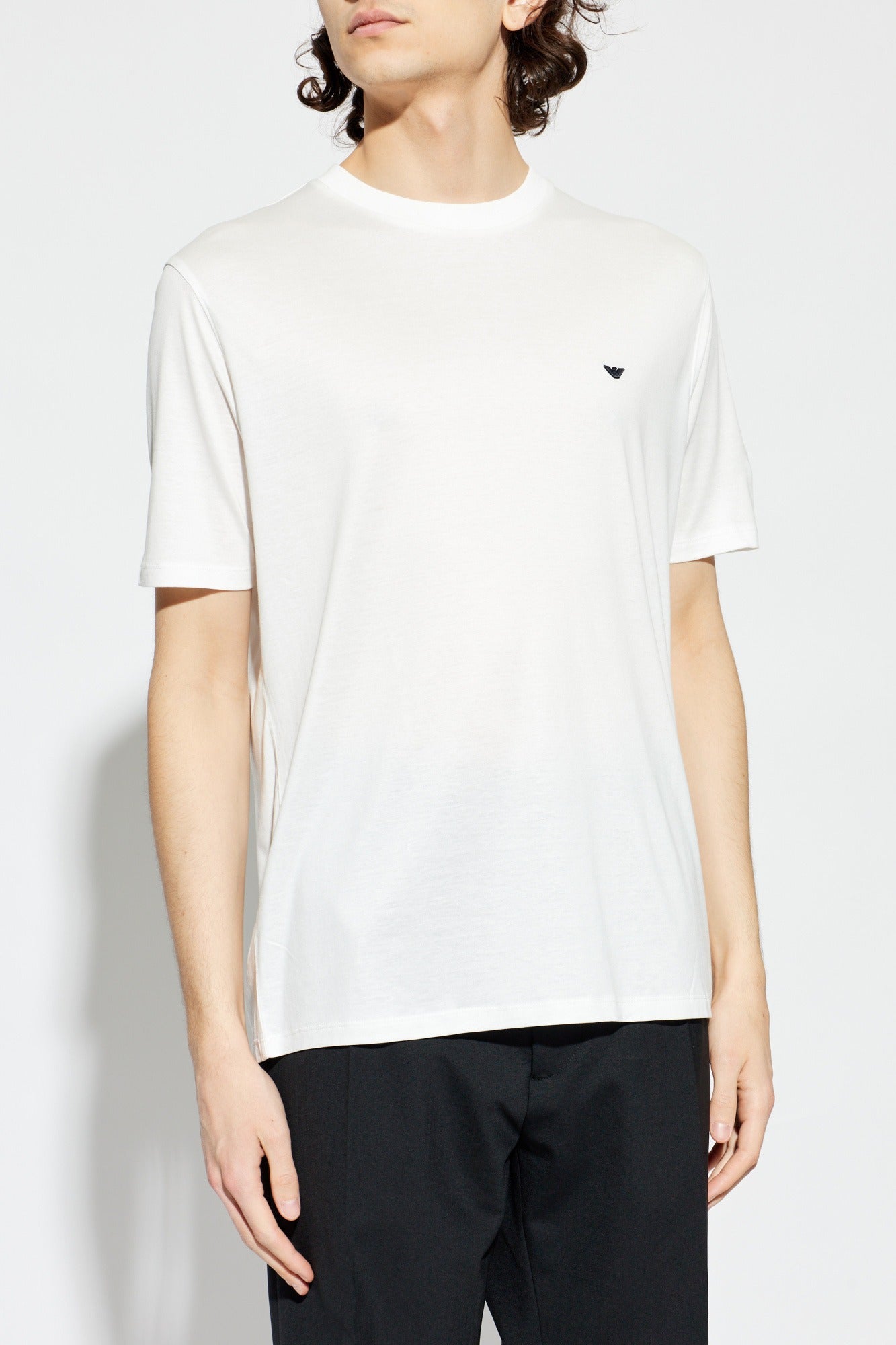 Emporio Armani T Shirt Em004592 Af13747 White Branco_shot3