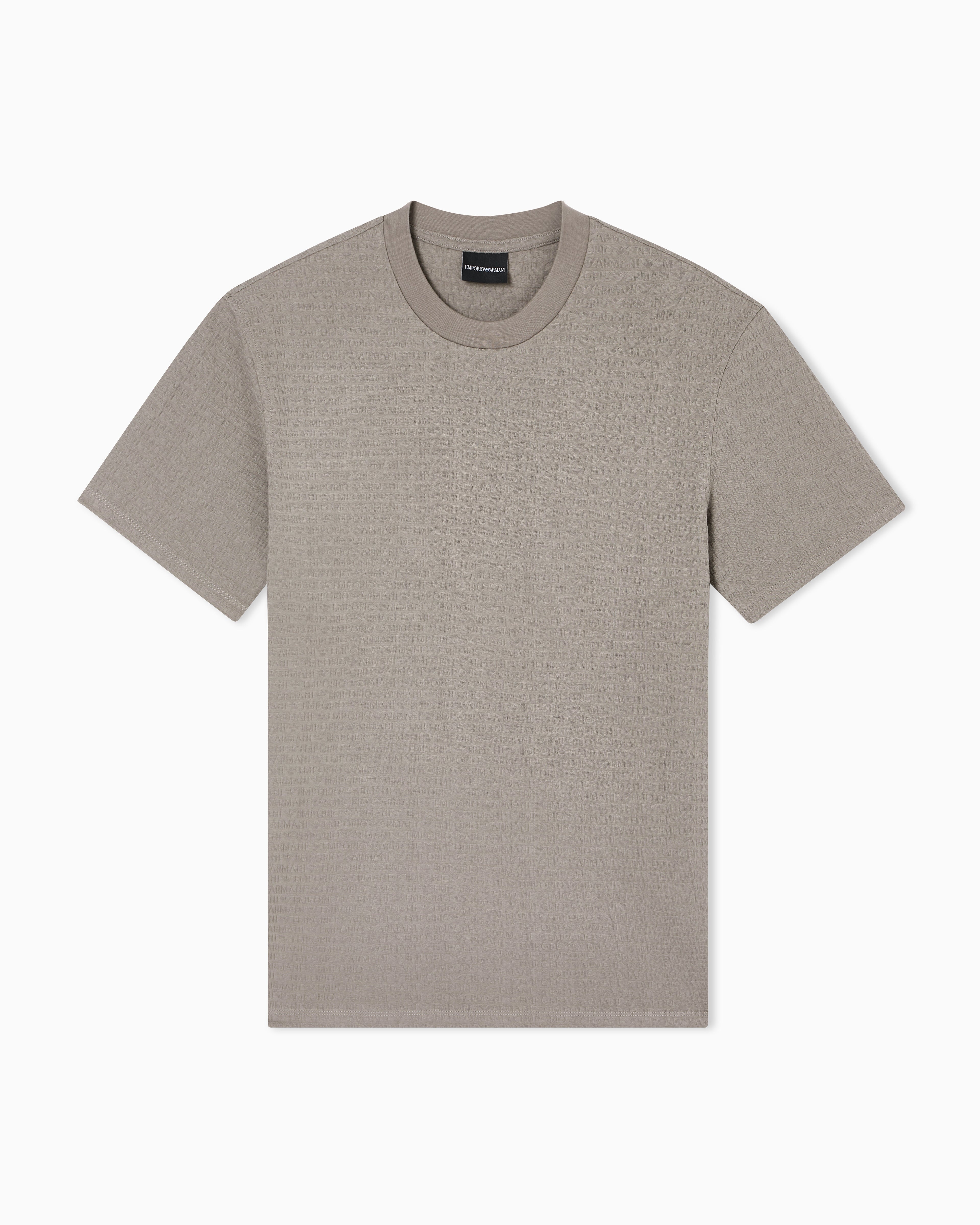 Emporio Armani T Shirt Em004594 Af10762 Grey.logo Cinza_shot3
