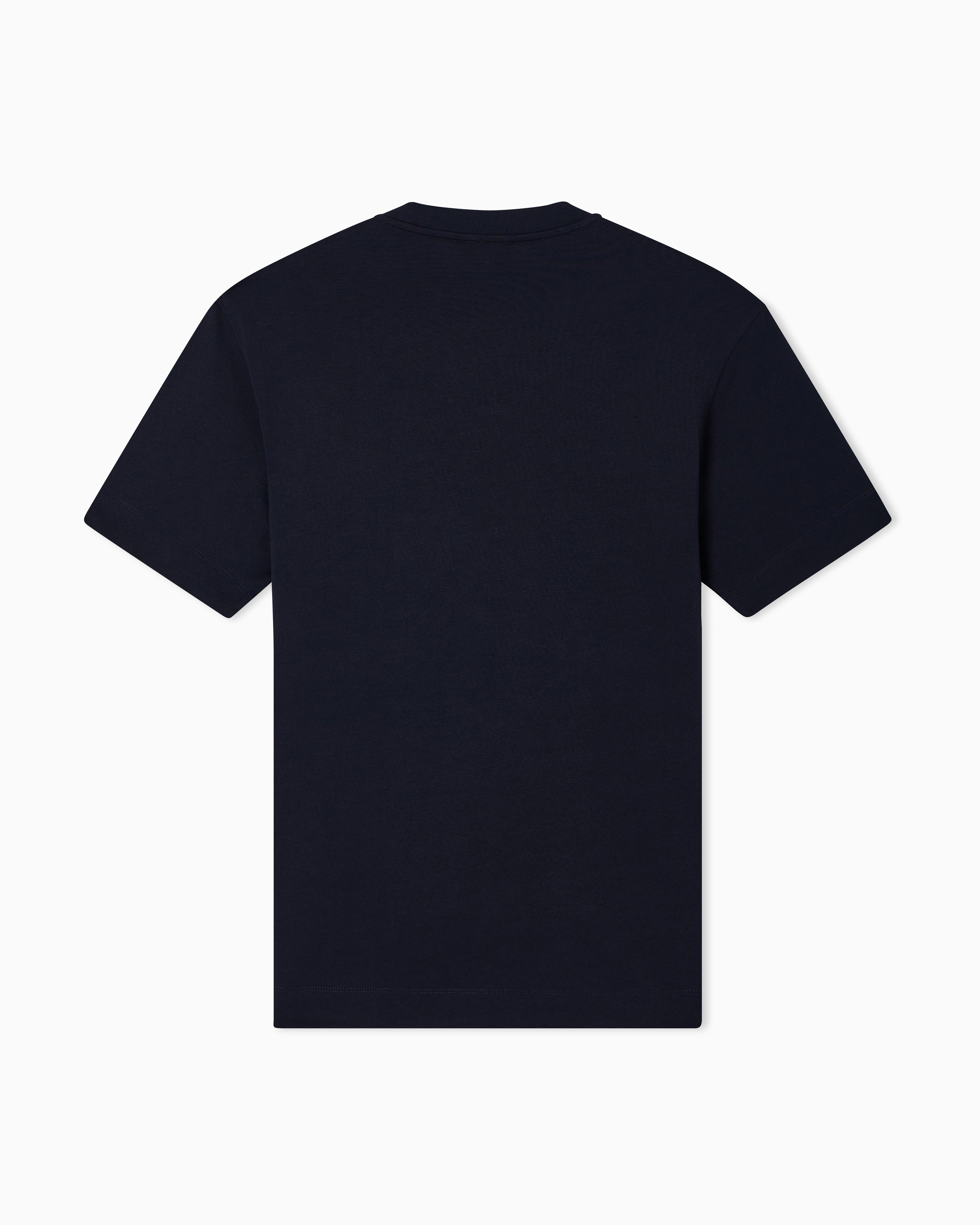 Emporio Armani T Shirt Em004911 Af13715 Navy Navy_shot2