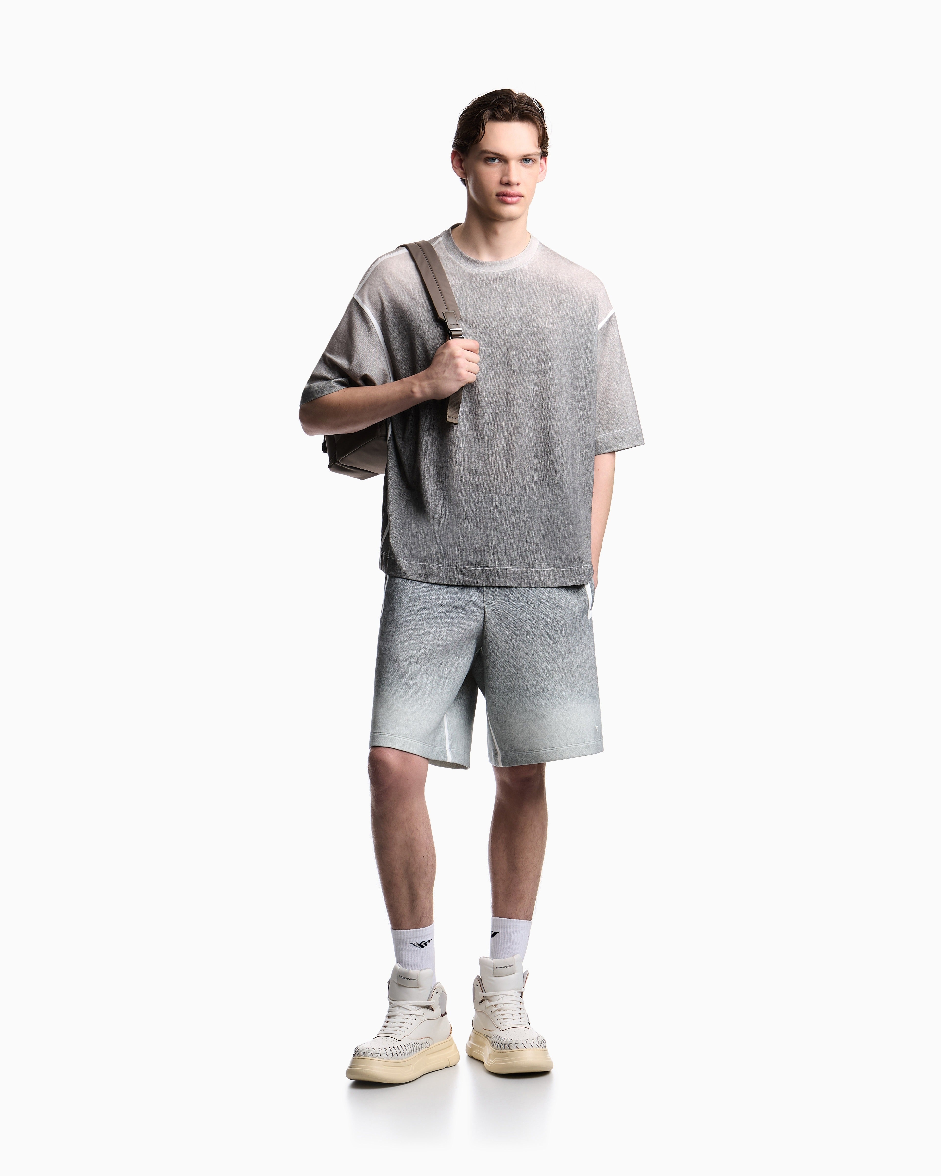 Emporio Armani T Shirt Em005255 Af10017 Grey Cinza_shot2