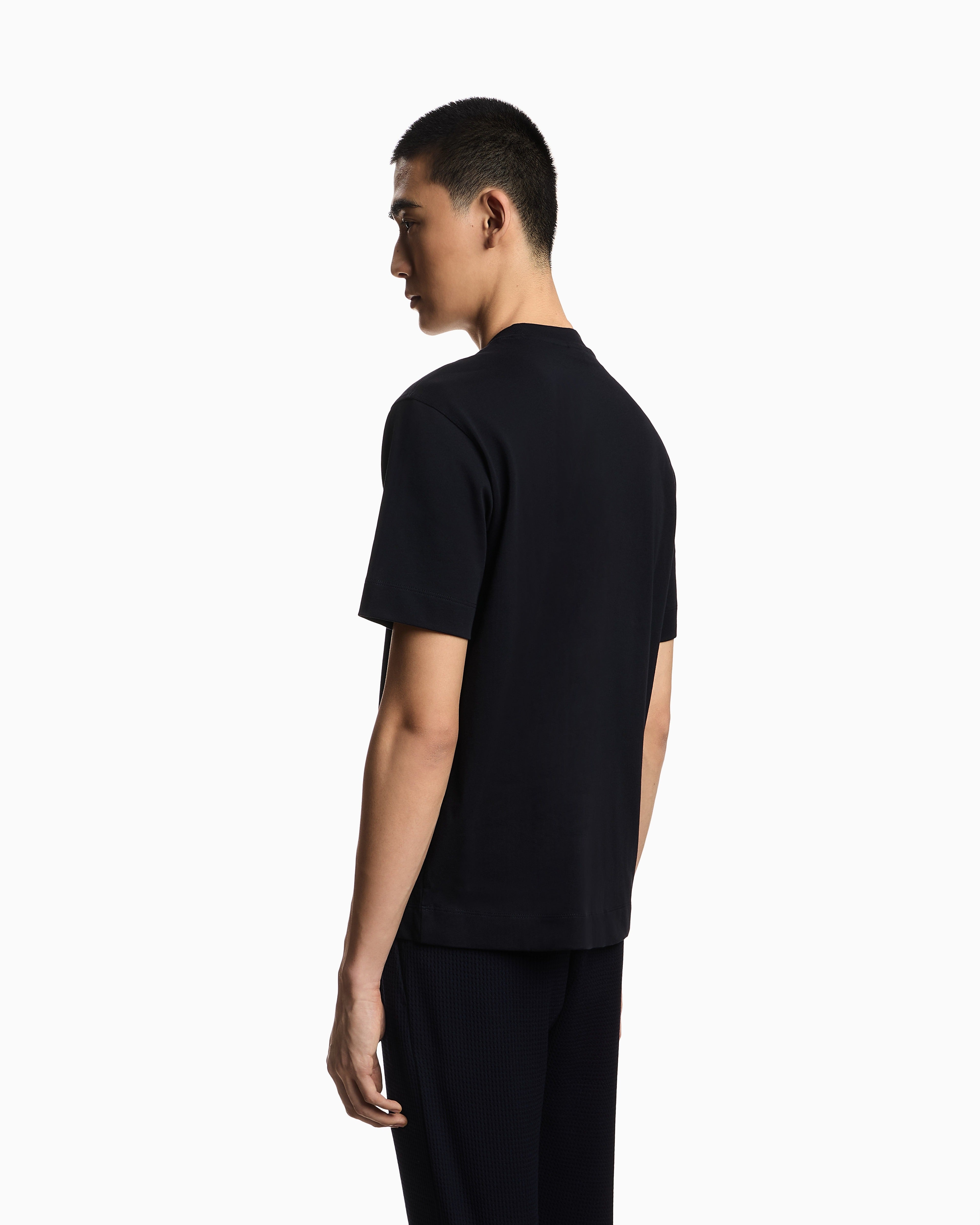 Emporio Armani T Shirt Em005359 Af13715 Navy Navy_shot3