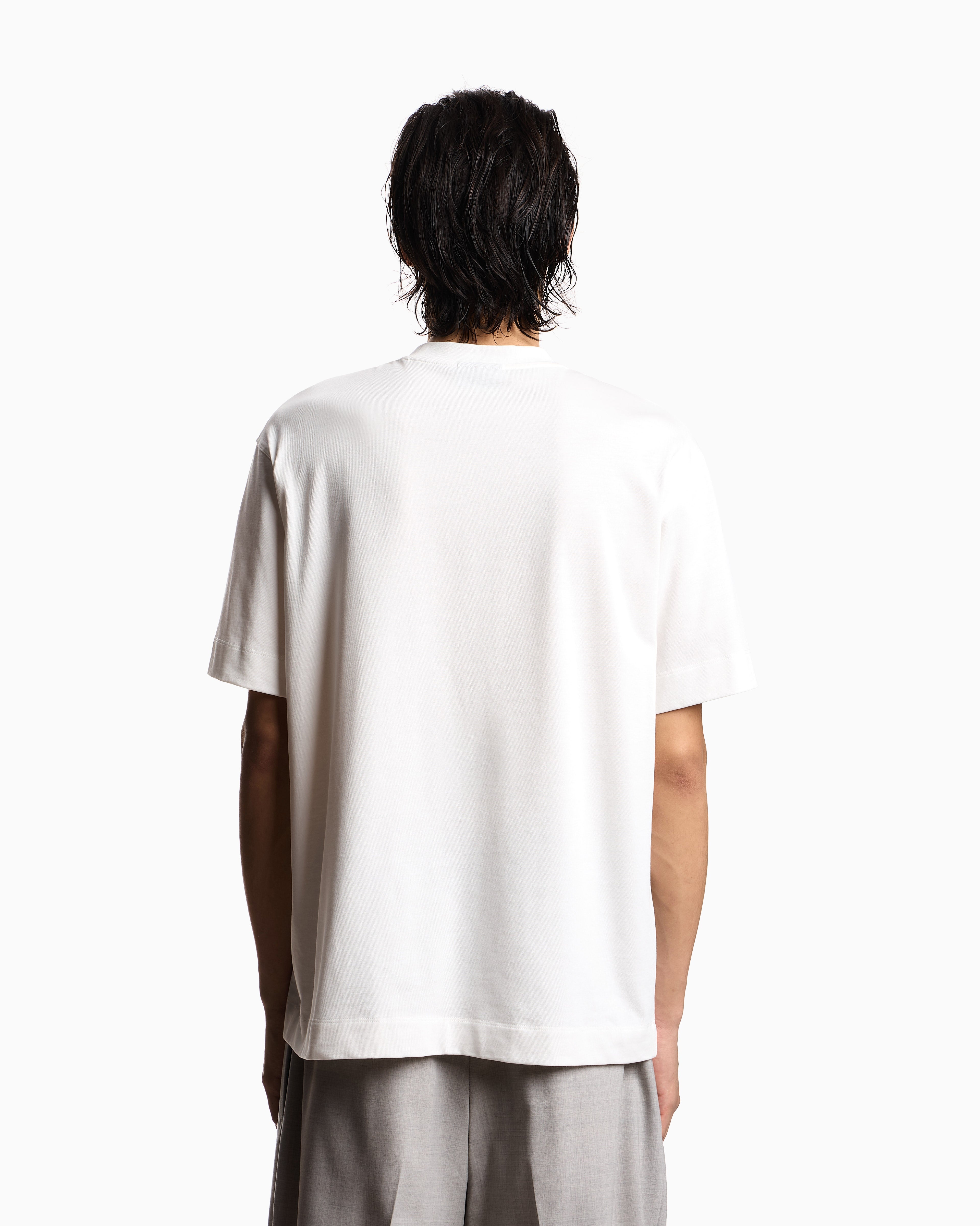 Emporio Armani T Shirt Em005359 Af13715 White Branco_shot5