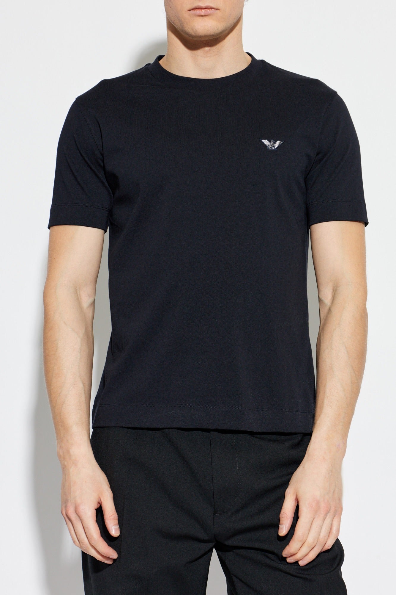 Emporio Armani T Shirt Em005396 Af13715 Navy Navy_shot3