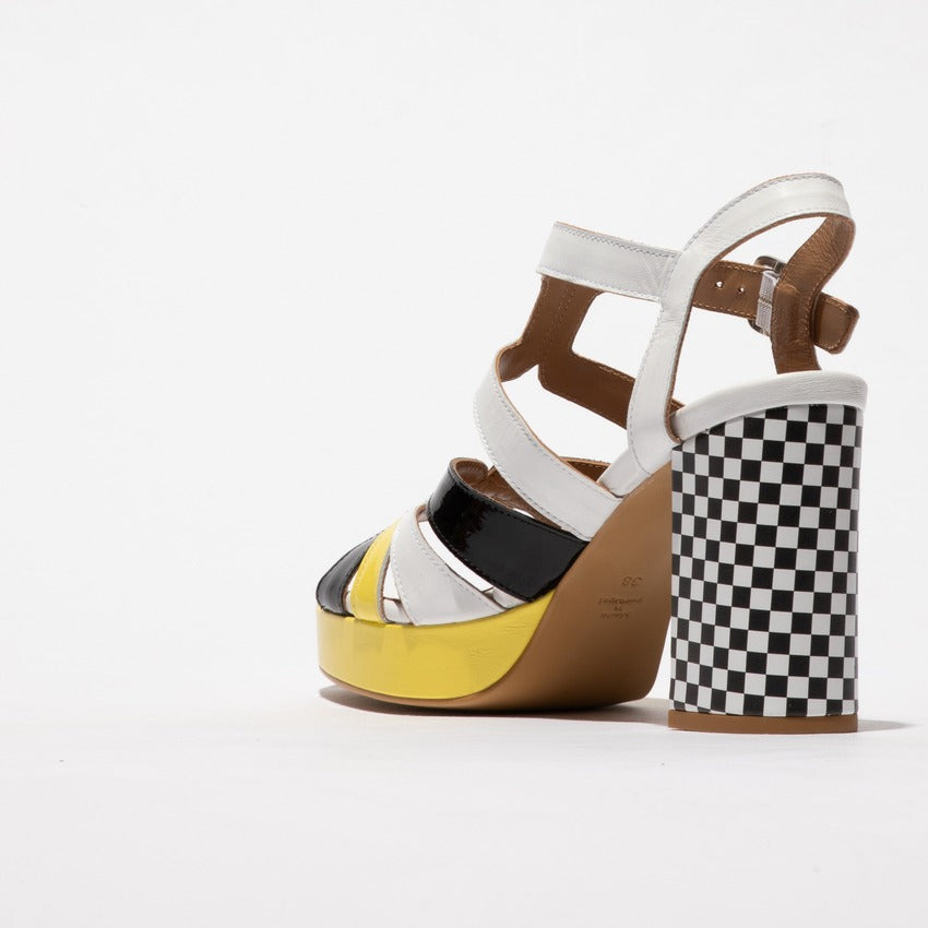 Fly London Sandalias Sandals Yetir455 Whi Black Branco Preto_shot3