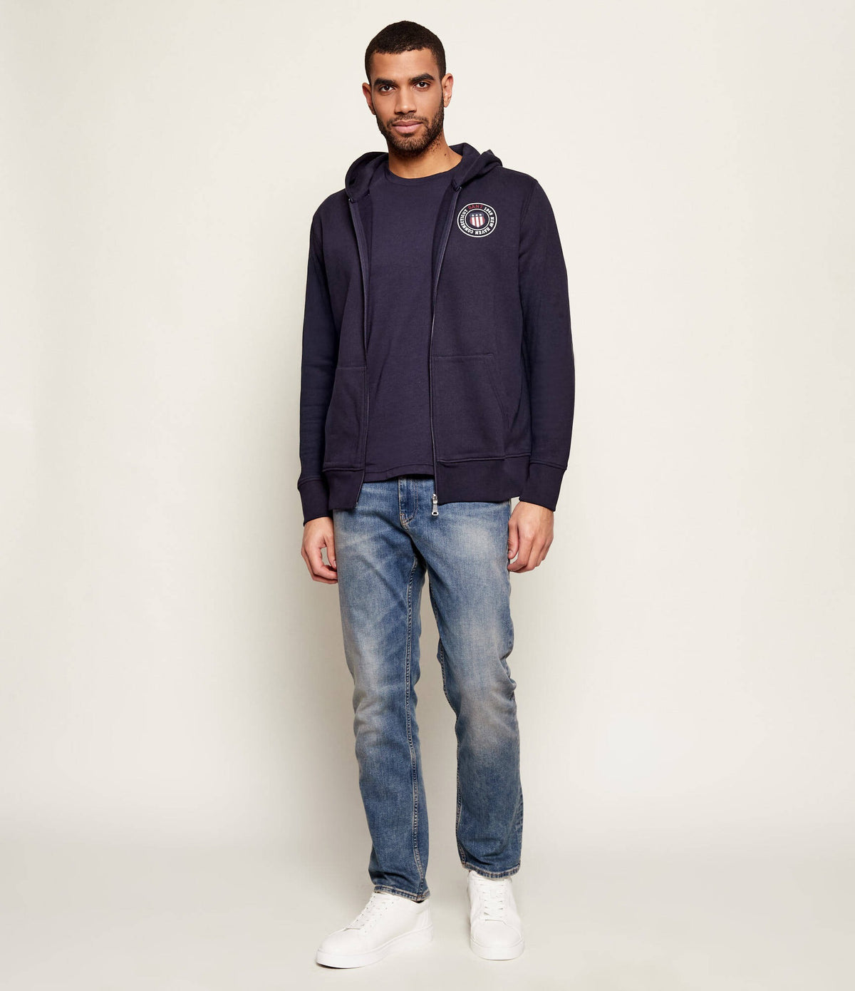 Gant Camisola Hoodie 2067099 Navy Navy_shot2