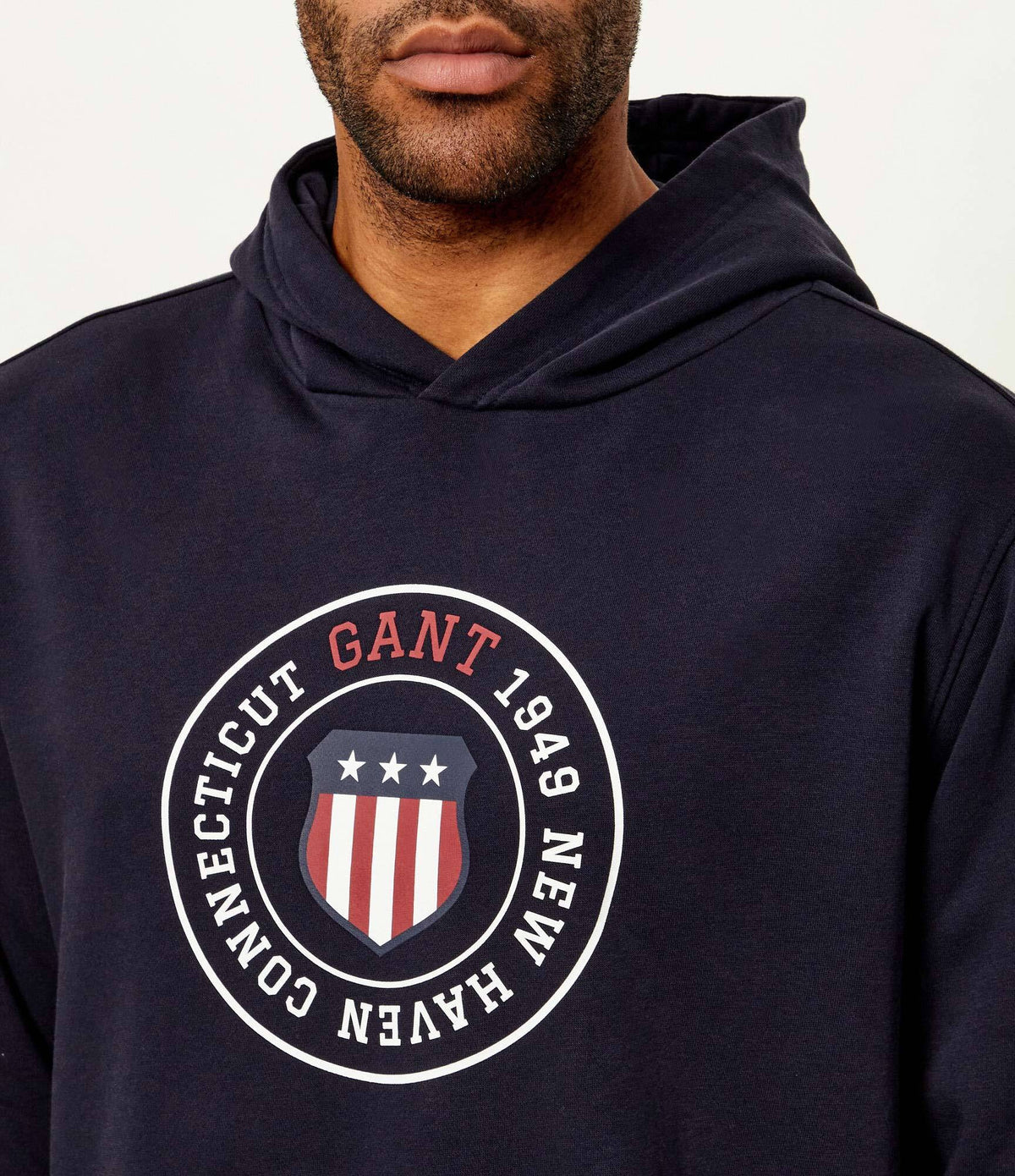 Gant Camisola Hoodie 2067100 Navy Navy_shot4