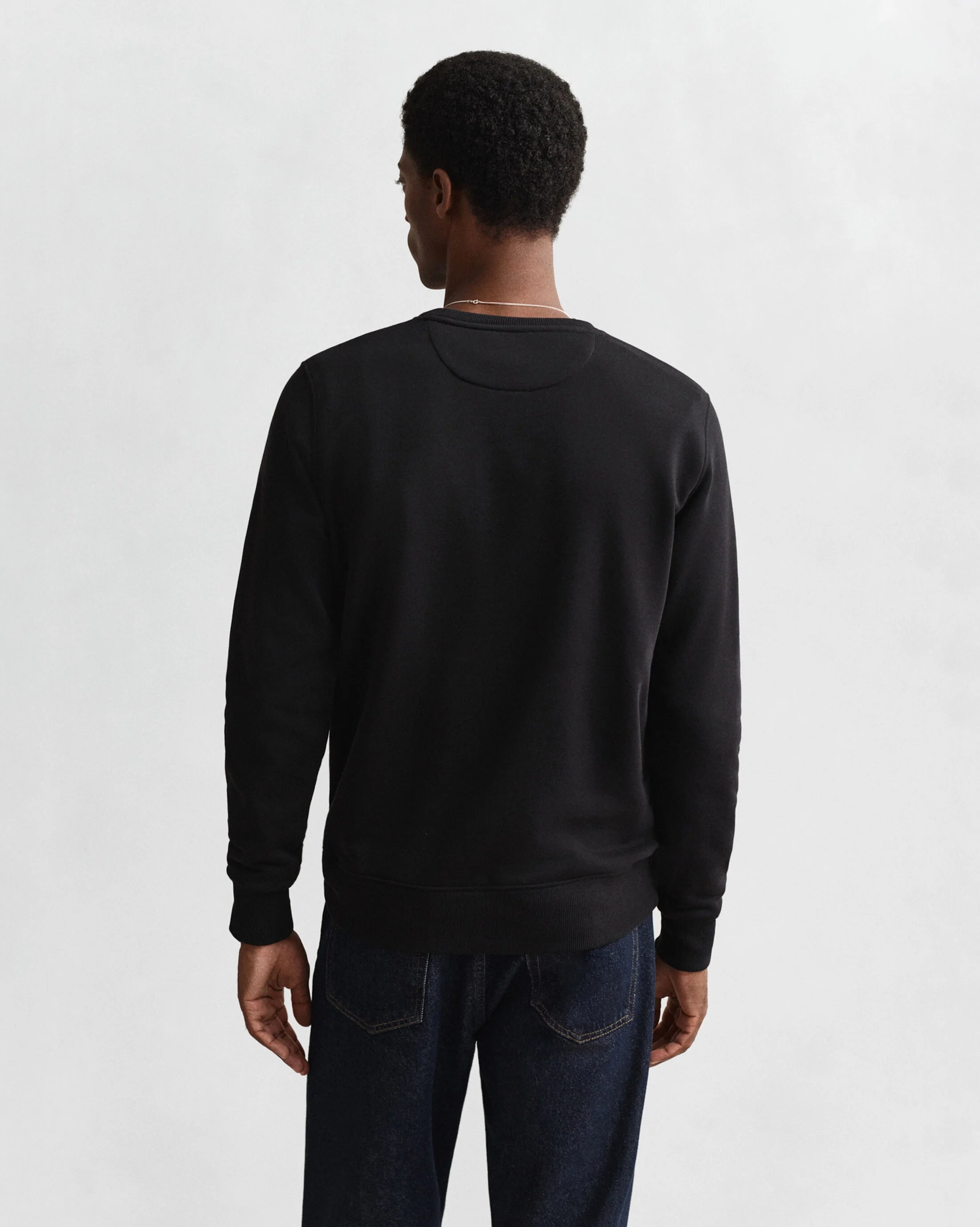 Gant Camisola Sweat 2006065 Black Preto_shot1