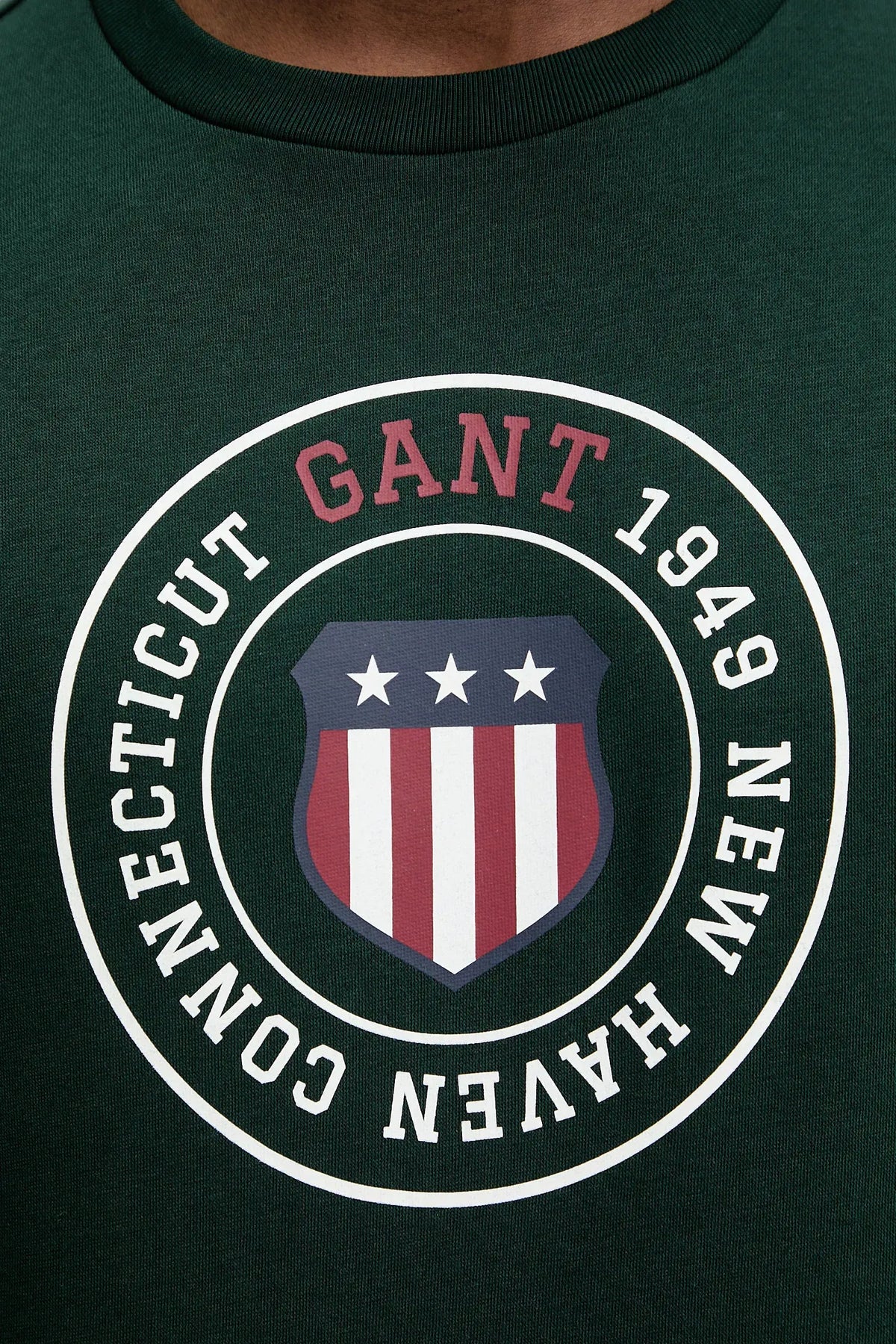 Gant Camisola Sweat 2067098 Green Verde_shot5