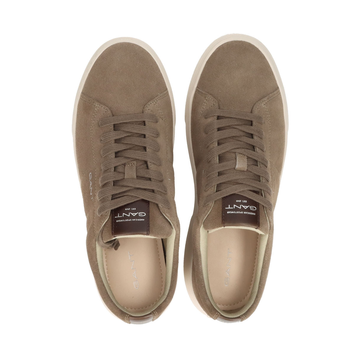 Gant Sapatilhas Sneakers Shoes Joree Suede Brown Castanho_shot1