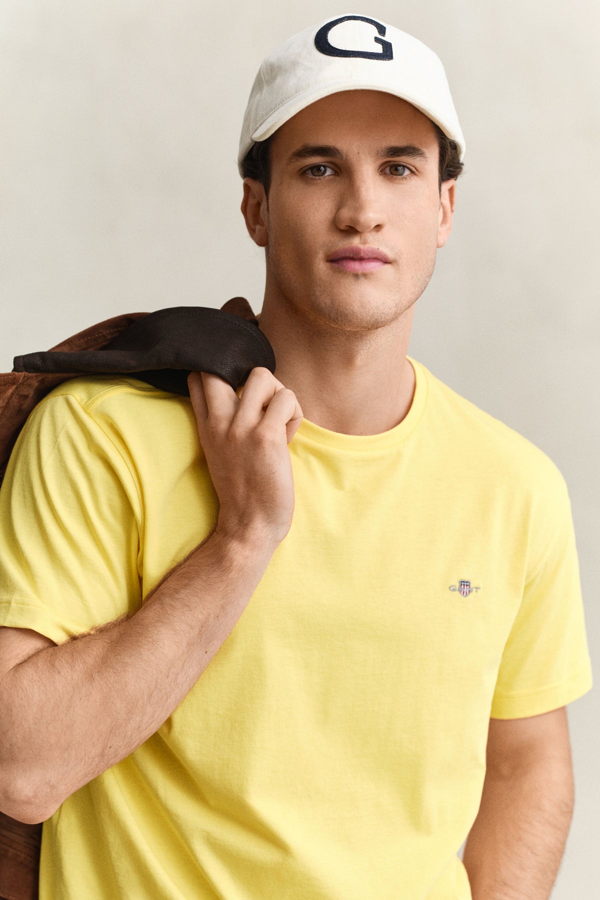 Gant T Shirt 2003184 Yellow Amarelo_shot3