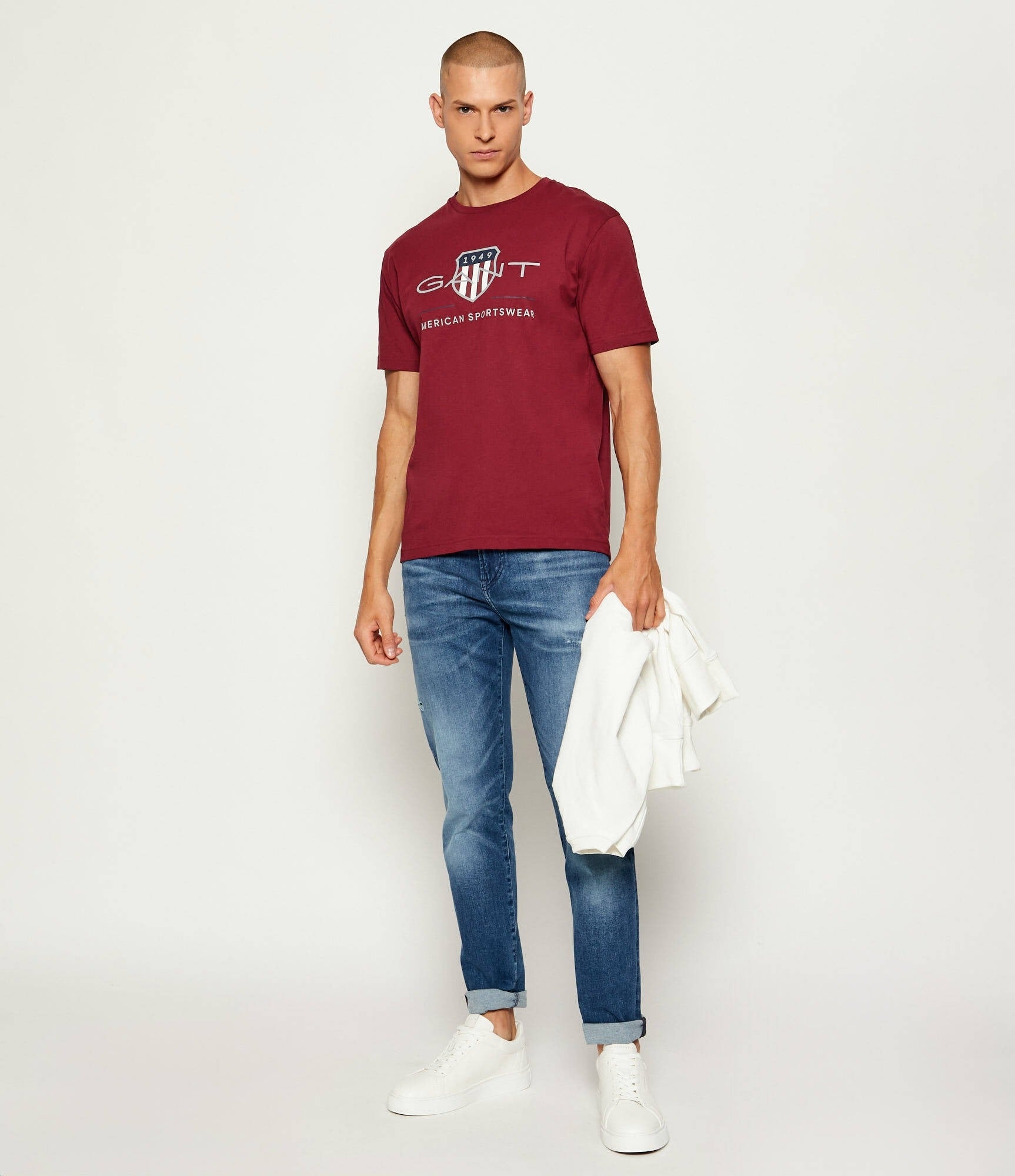 Gant T Shirt 2003199 Red Vermelho_shot2