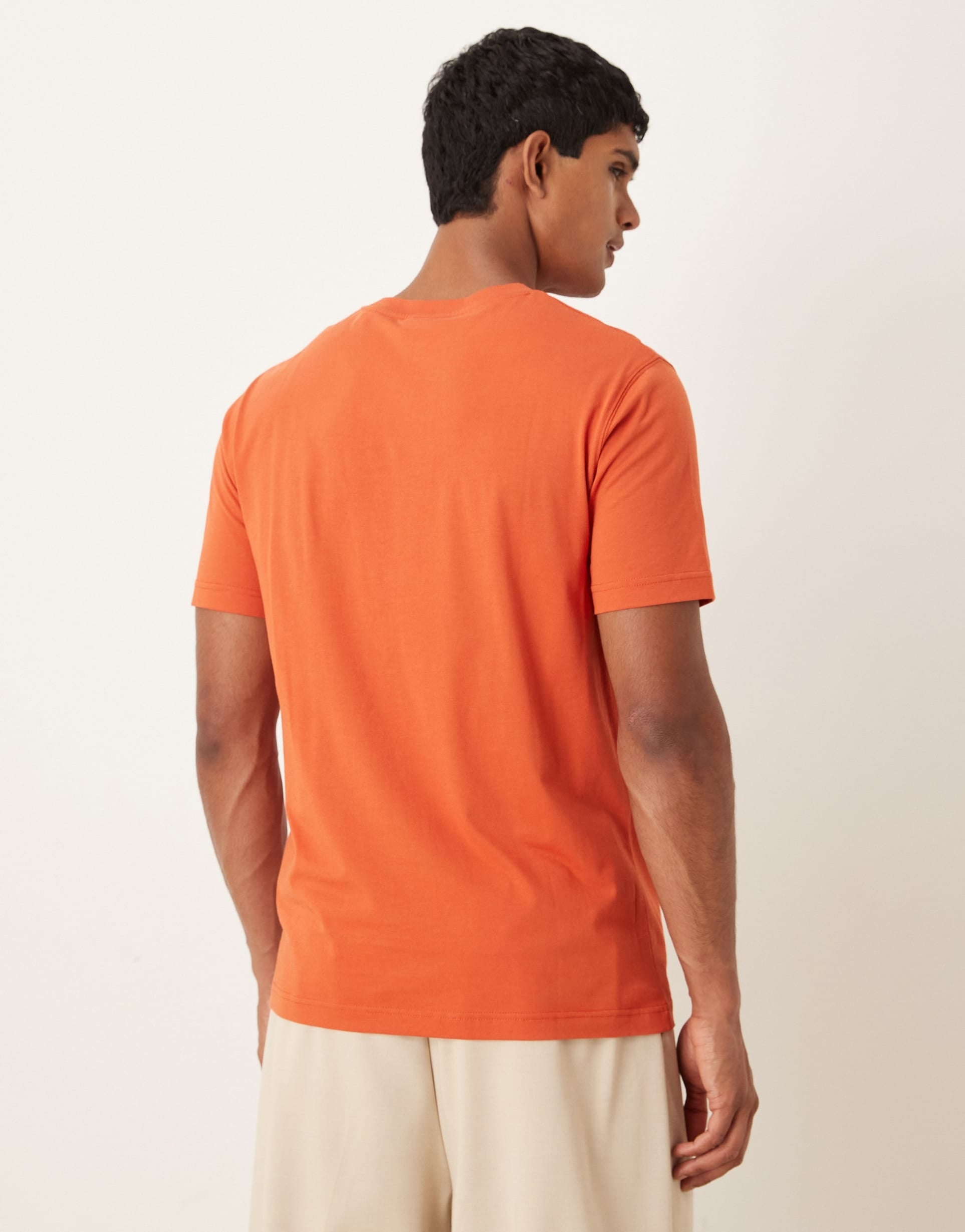 Gant T Shirt 2003354 Orange Laranja_shot4