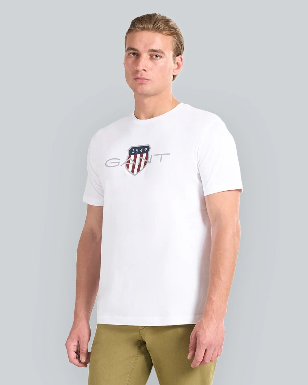 Gant T Shirt 2003366 White Branco_shot1