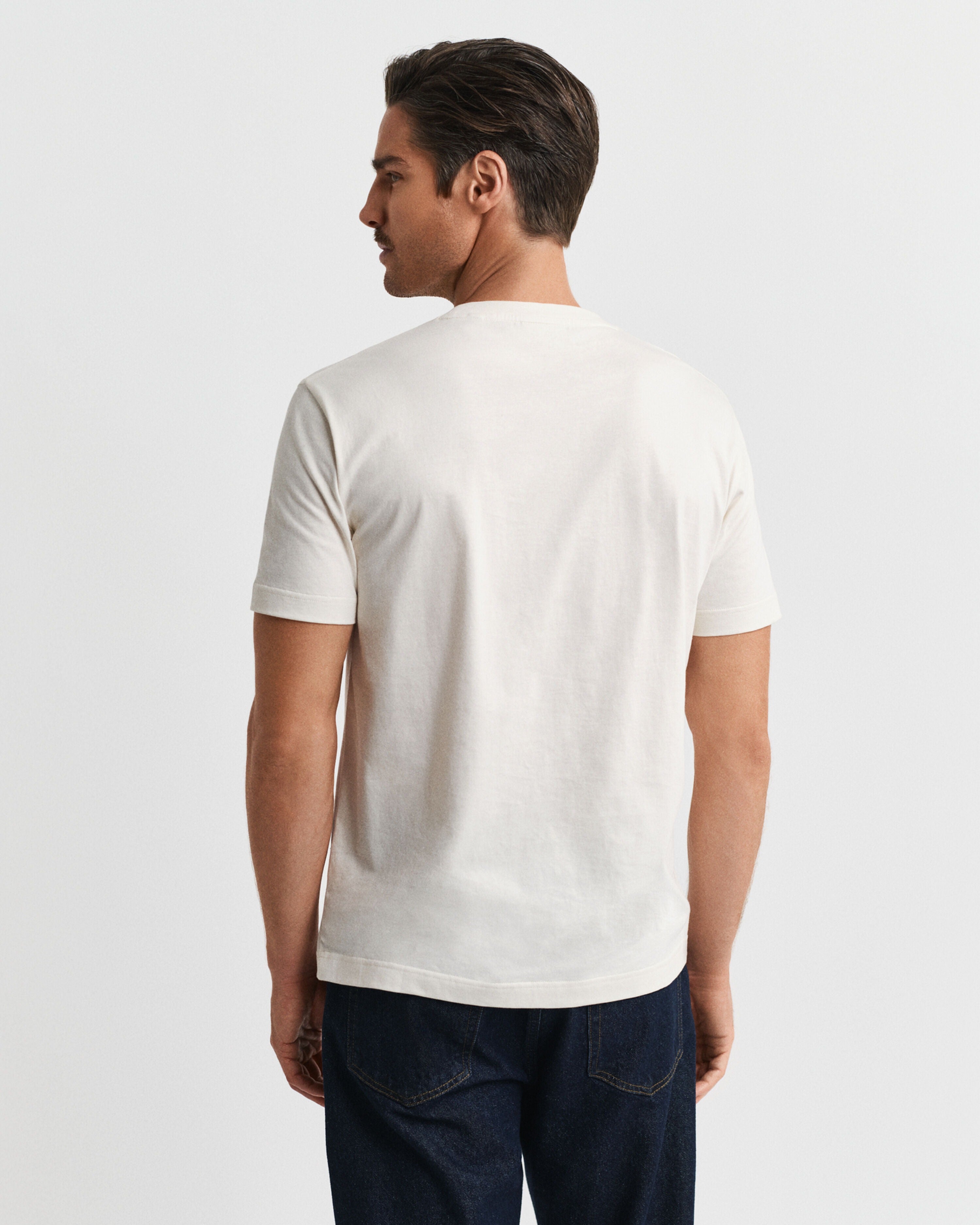 Gant T Shirt 2003370 Cream Creme_shot2