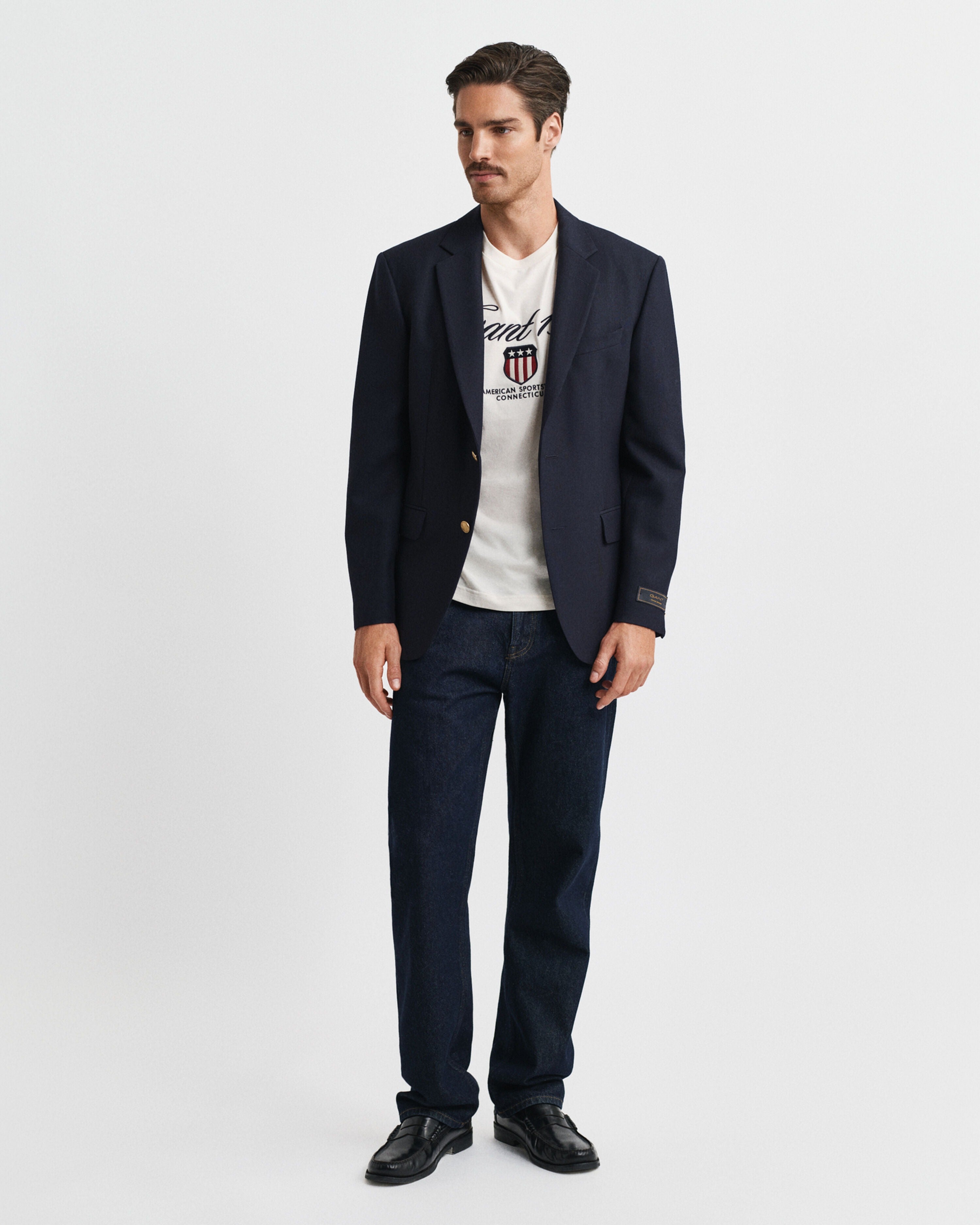 Gant T Shirt 2003370 Cream Creme_shot4