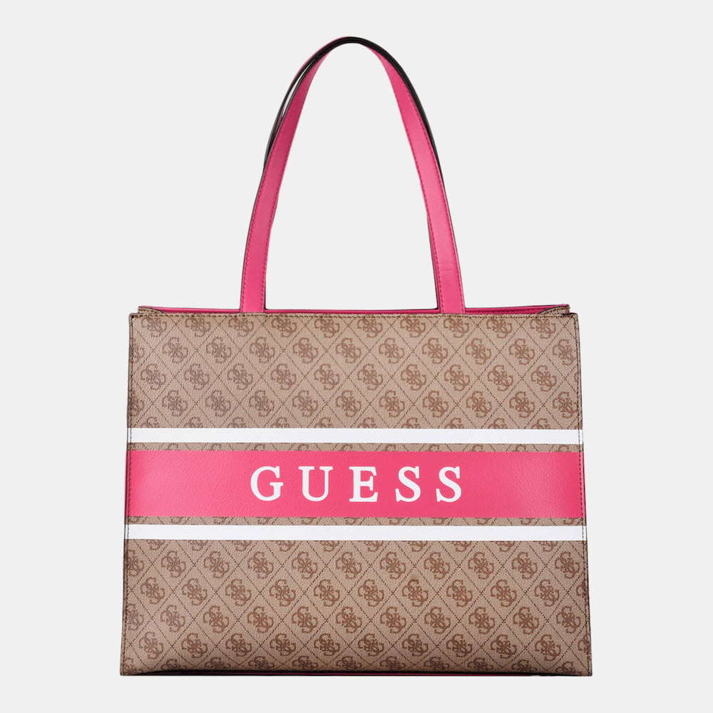 Guess Bolsa Bag Jy789423 Beige.logo Beige Shot2