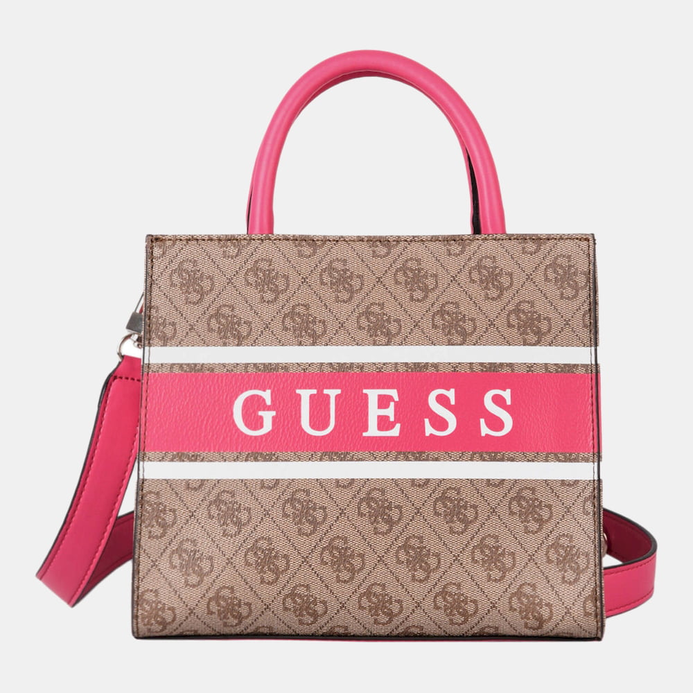 Guess Bolsa Bag Sp789476 Beige.logo Beige Shot4