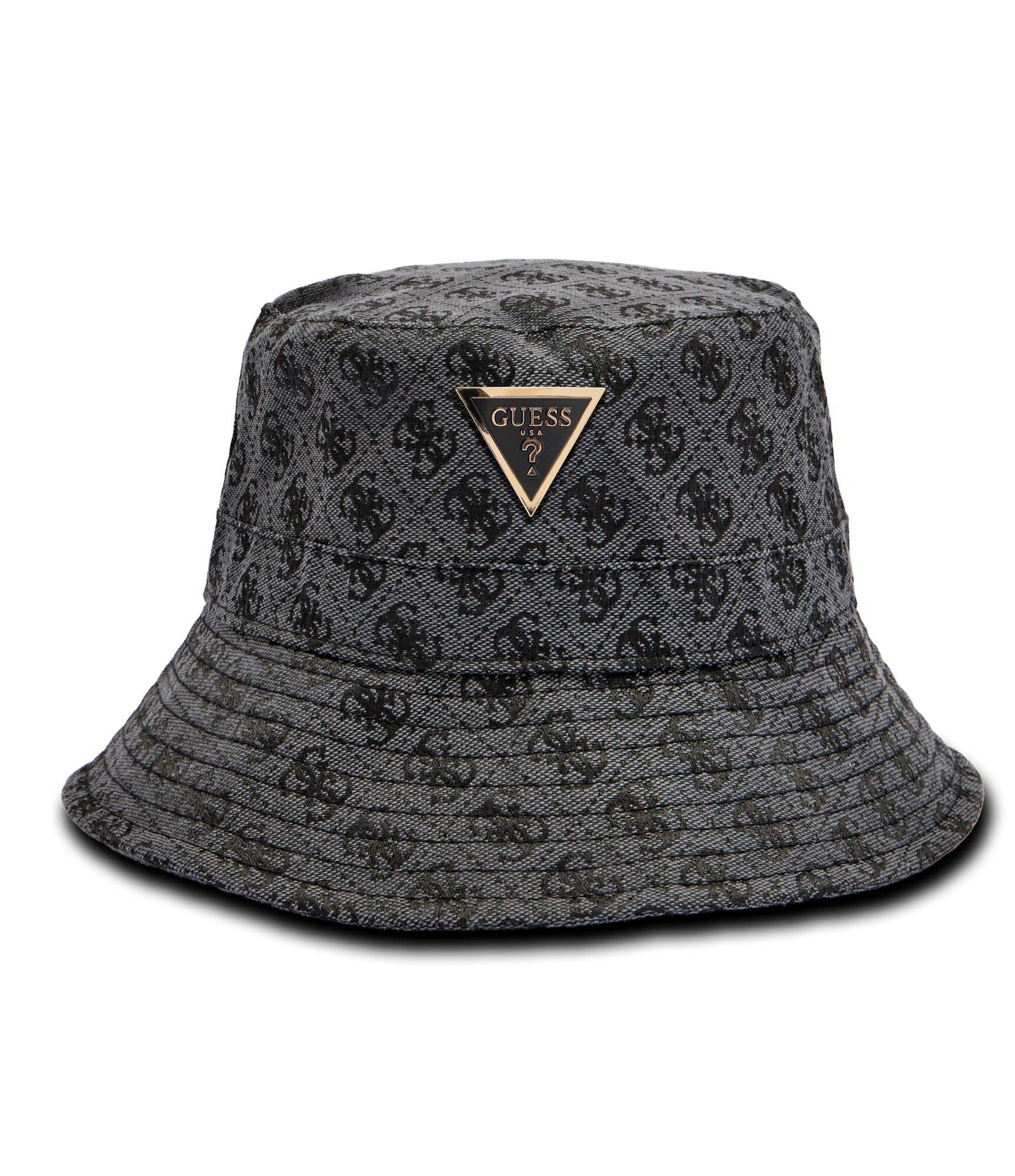 Guess Bucket Hat Aw5371 Black.logo Preto_shot1