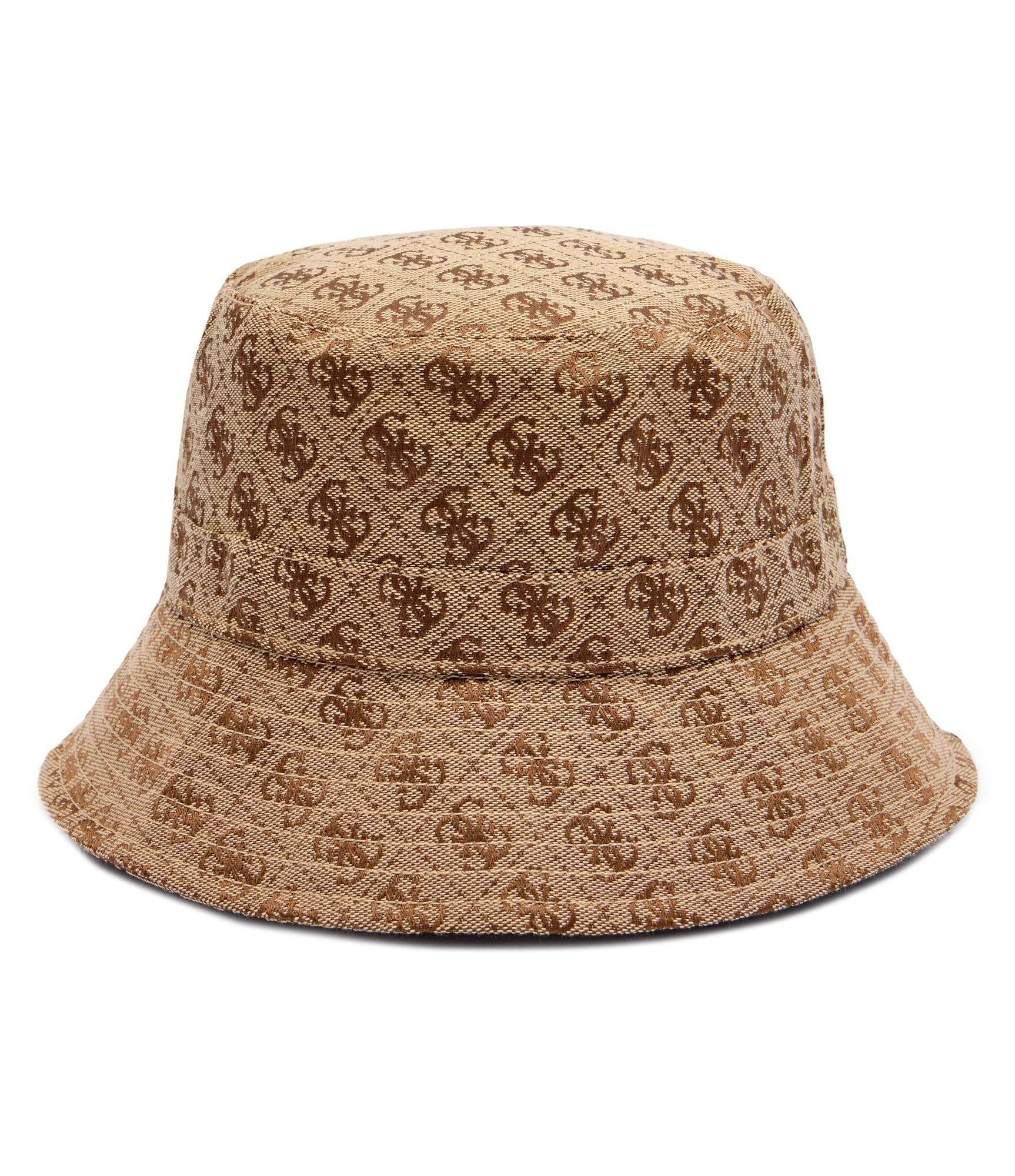 Guess Bucket Hat Aw5371 Brown.logo Castanho_shot2