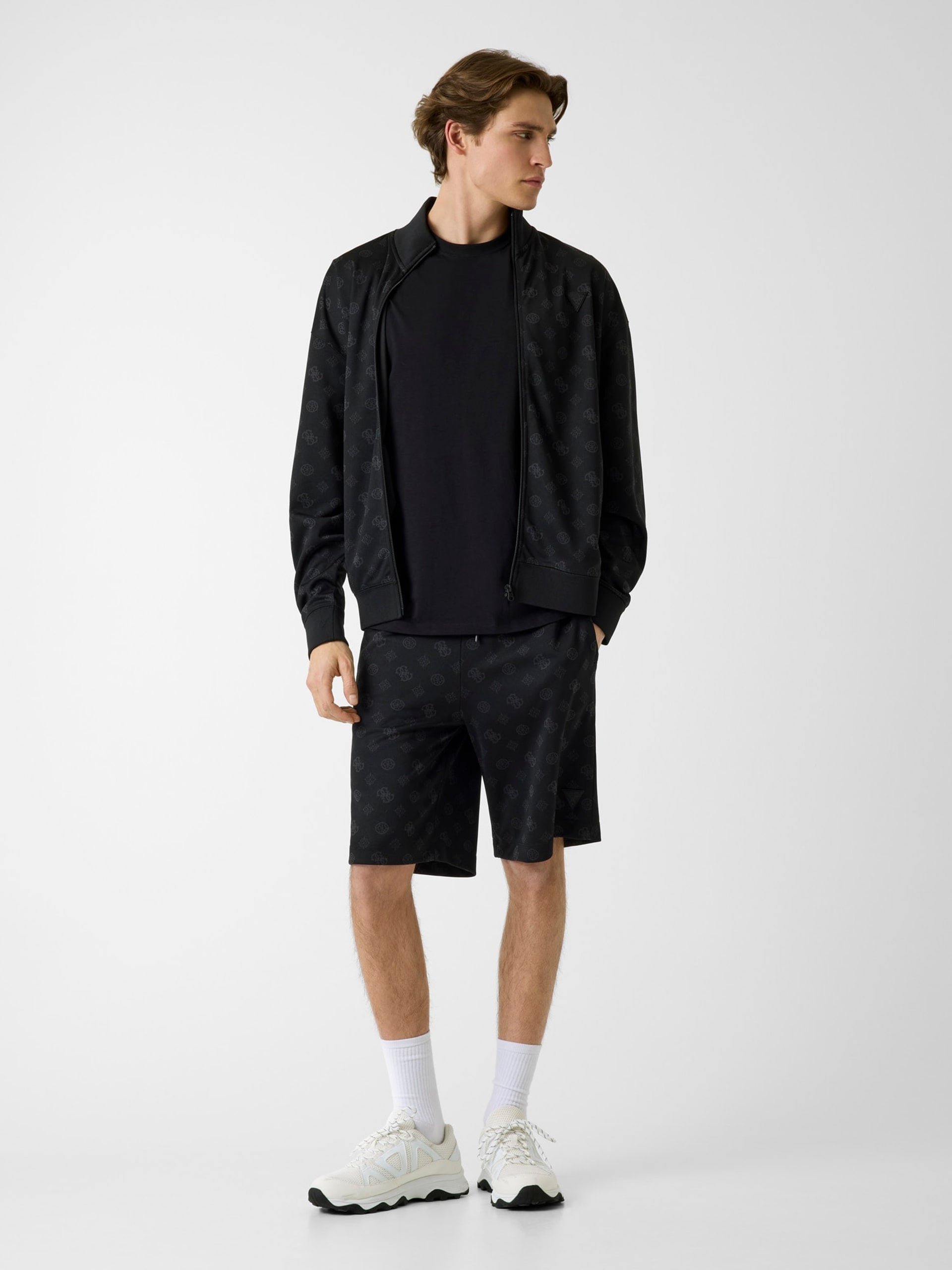 Guess Calcao Shorts Z6gd03 K2851 Black Preto_shot5