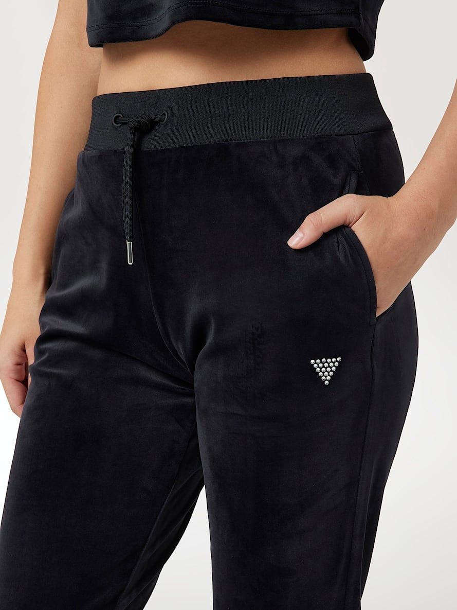 Guess Calcas Training Pants V3bb27 Kbxi2 Black Preto_shot3