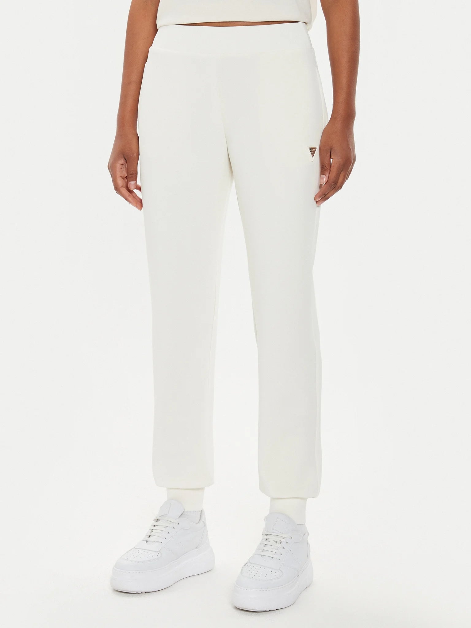 Guess Calcas Training Pants V4yb08 Kcay2 Offwhite Branco_shot2