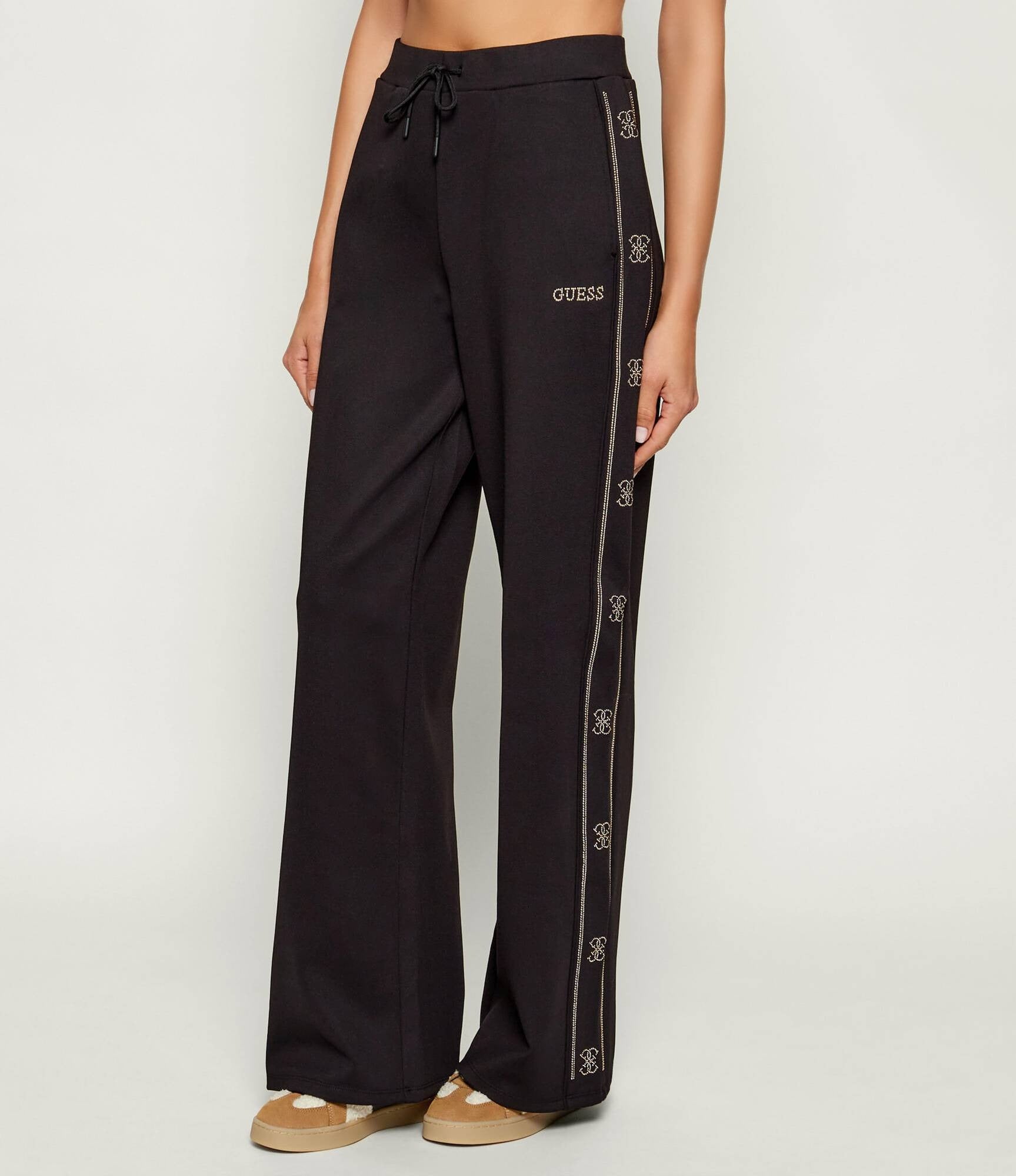 Guess Calcas Training Pants V5bb12 Kcx22 Black Preto_shot1