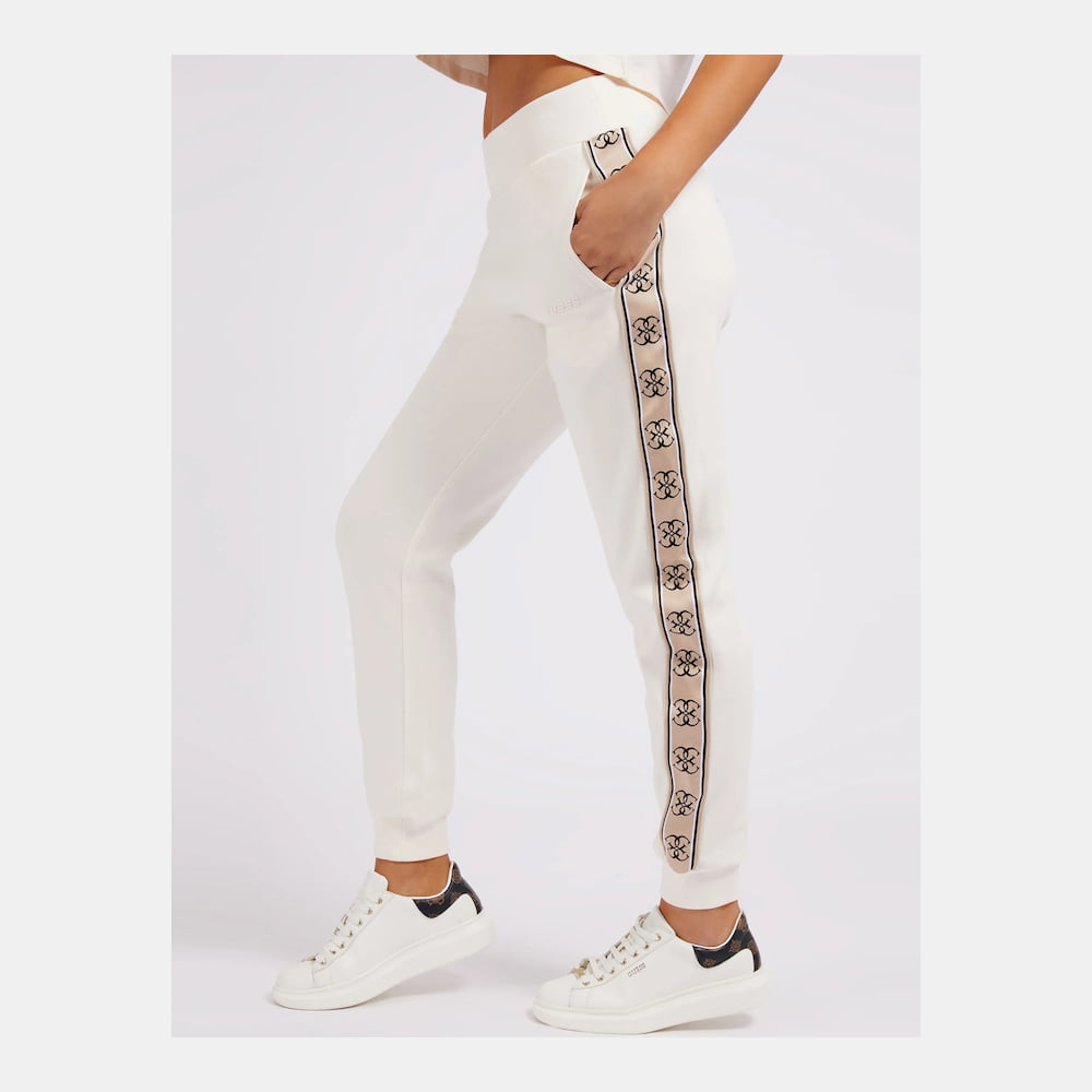 Guess Calcas Trousers V2yb15ka3p1 White Beig Branco Beige Shot4